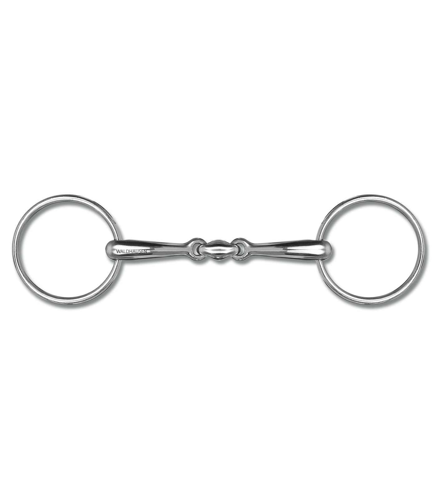 Waldhausen - Snaffle bit Economic, double broken SS solid, T:16mm