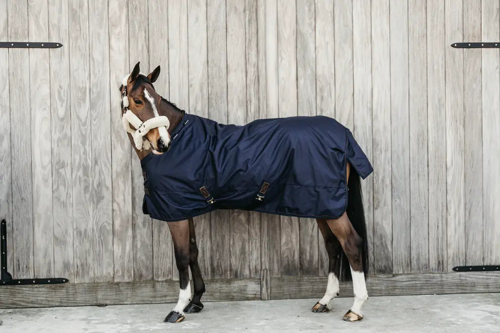 Kentucky - Turnout, udedækken, all weather waterproof pro navy, 160 g