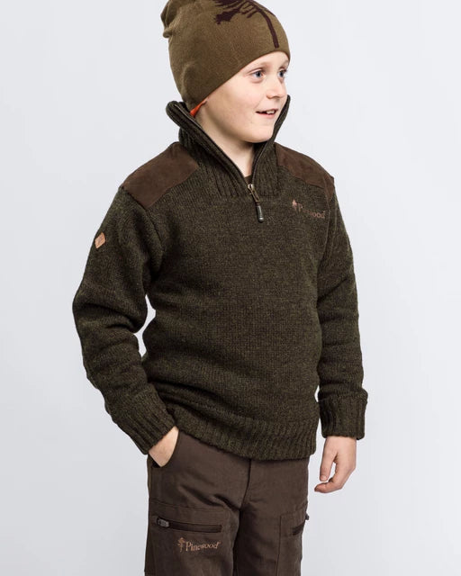 Pinewood - Sweater, Hurricane, Børn, Green Mel