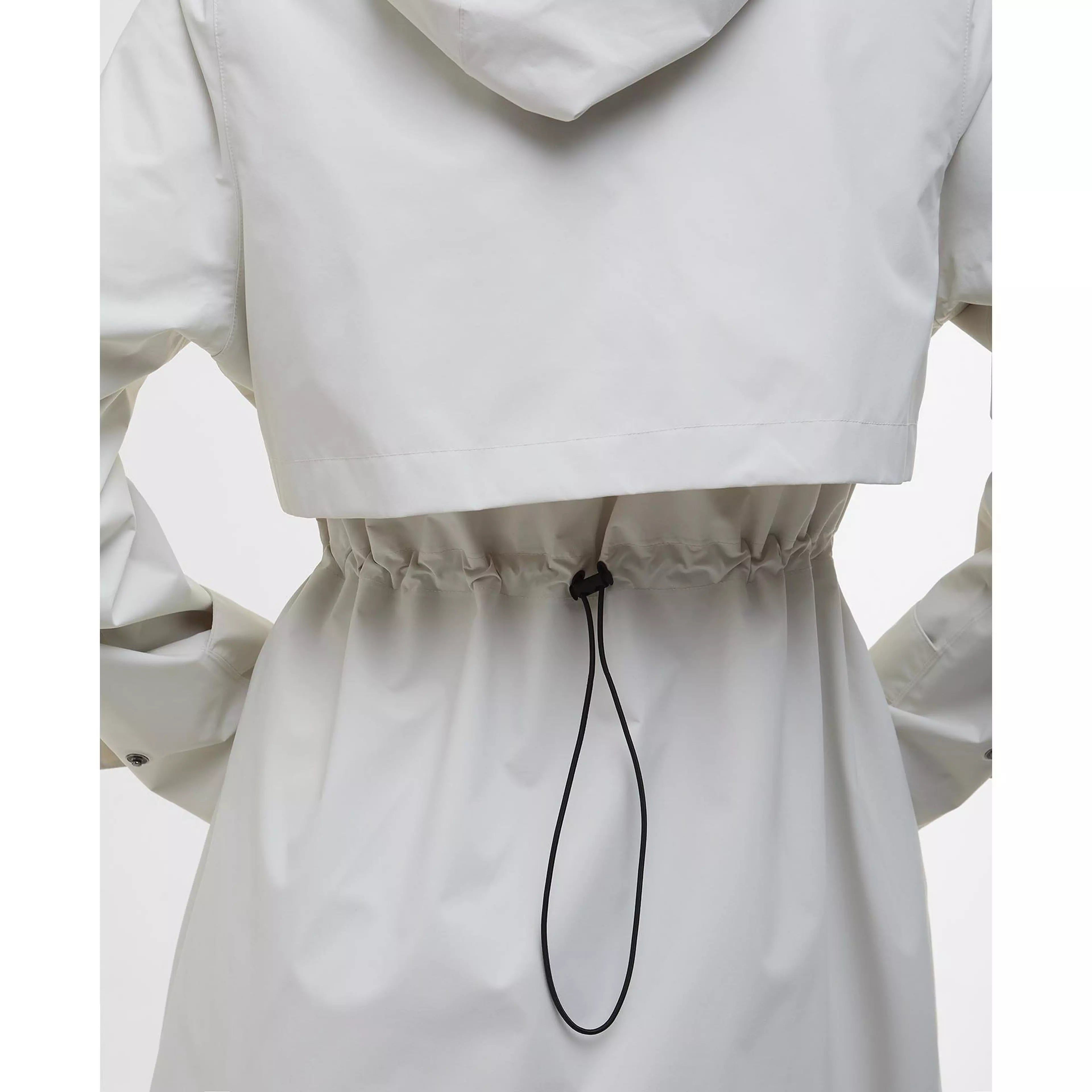 Barbour Kyra Longline Regnjakke – Creme