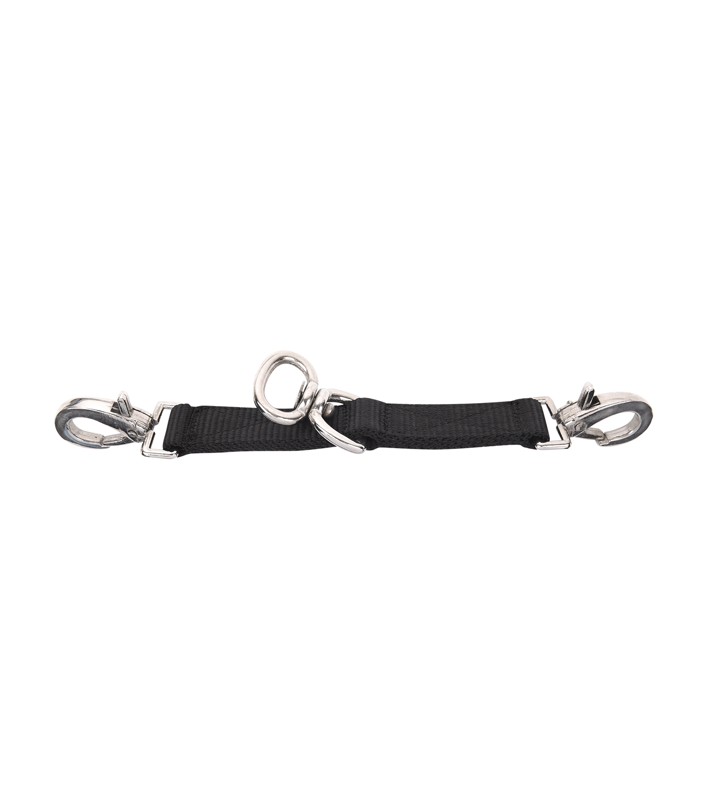 Waldhausen - Lunge-Coupling with curl, black, 18 cm