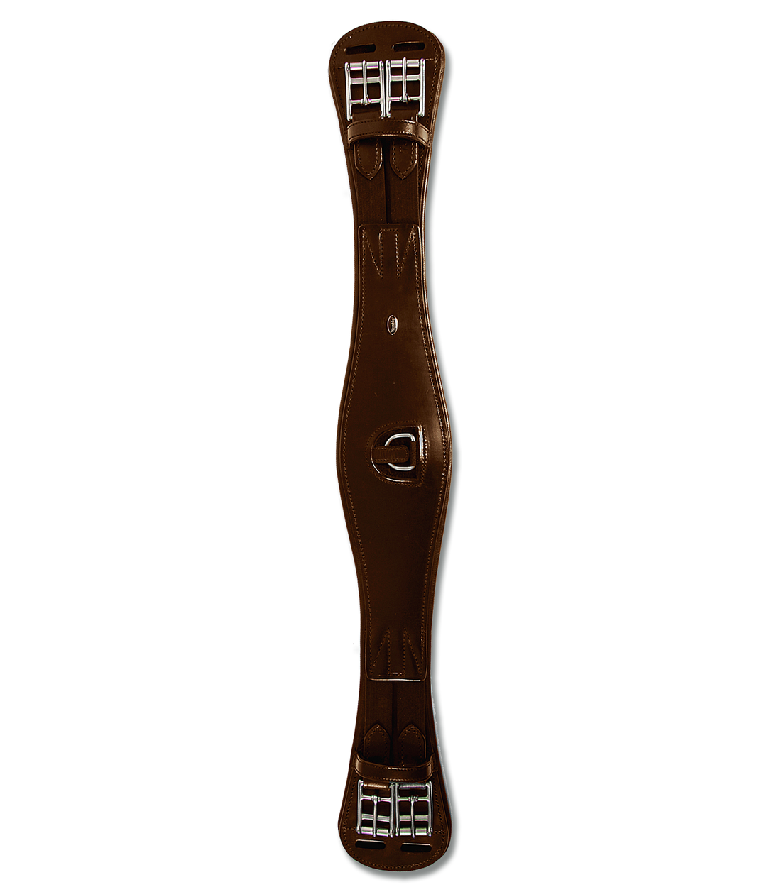 Waldhausen - X-Line Leather Short Girth with ring, brown, 75 cm