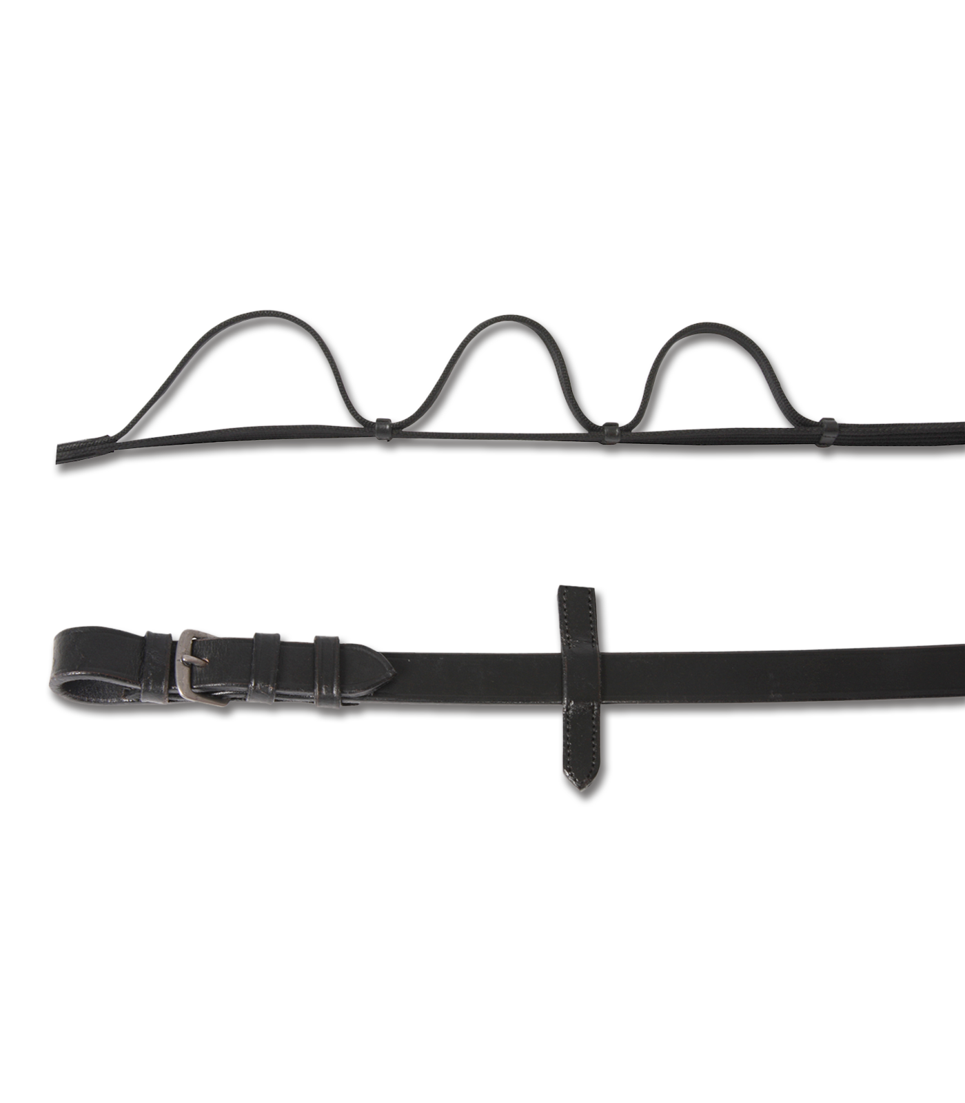 Waldhausen - Hunting rein, black, Full