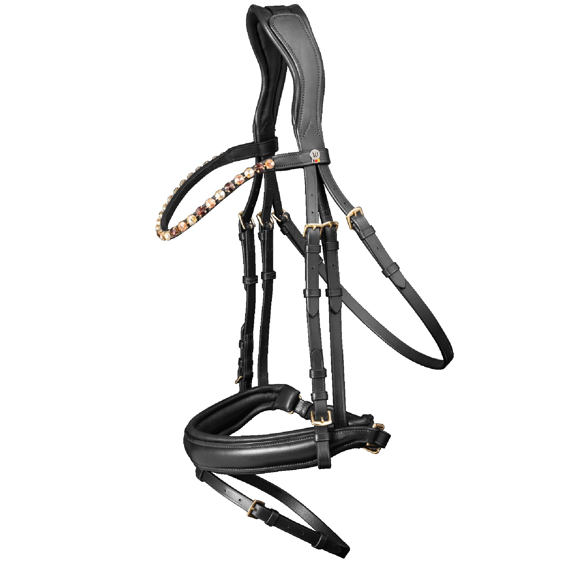 Waldhausen - Bridle X-Line Goldheart, pullback comb.