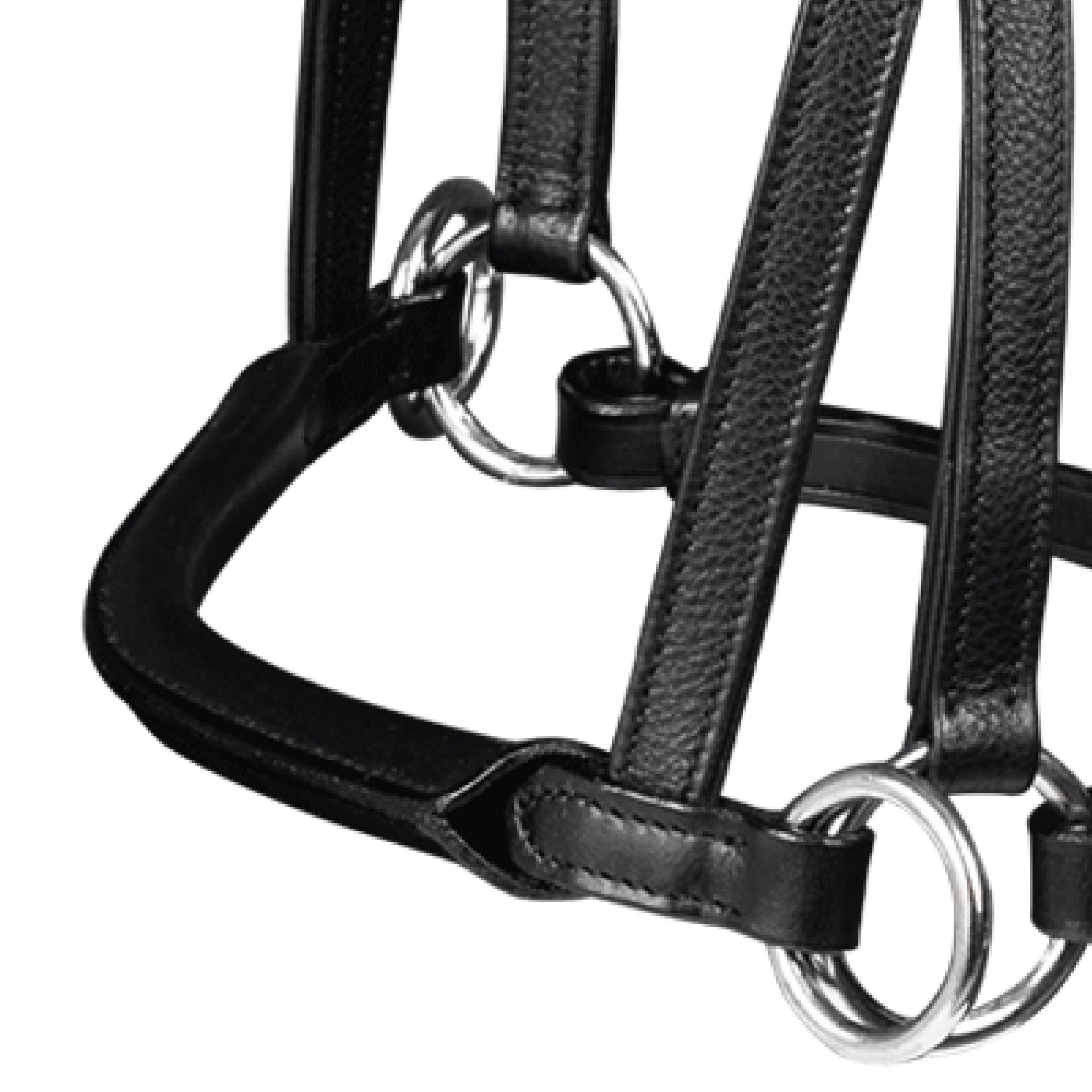 Waldhausen - Bitless bridle Supersoft Nuova, X-Line, black