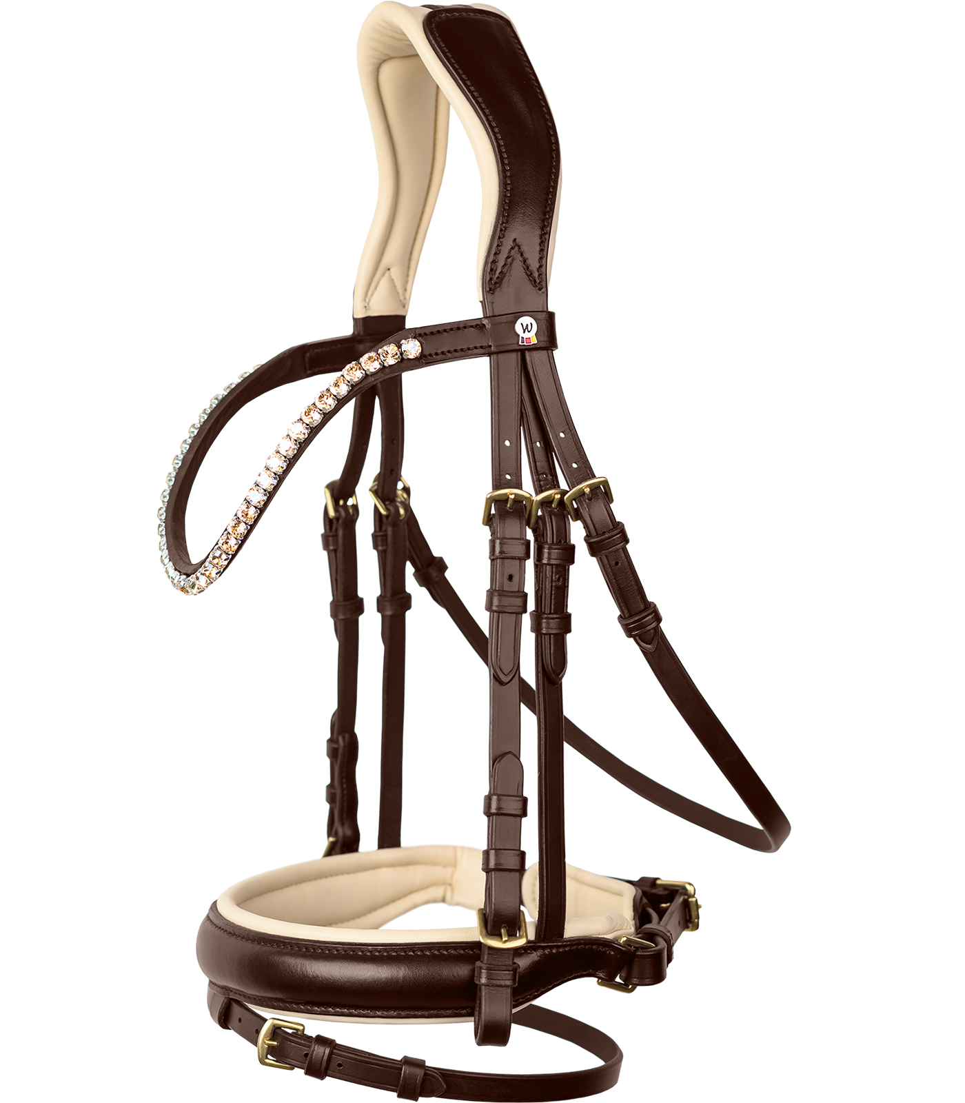 Waldhausen - Bridle X-Line Ivory, pullback comb.