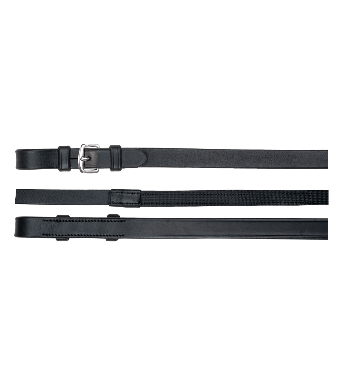 Waldhausen - Waldhausen rubber-leather reins without bars