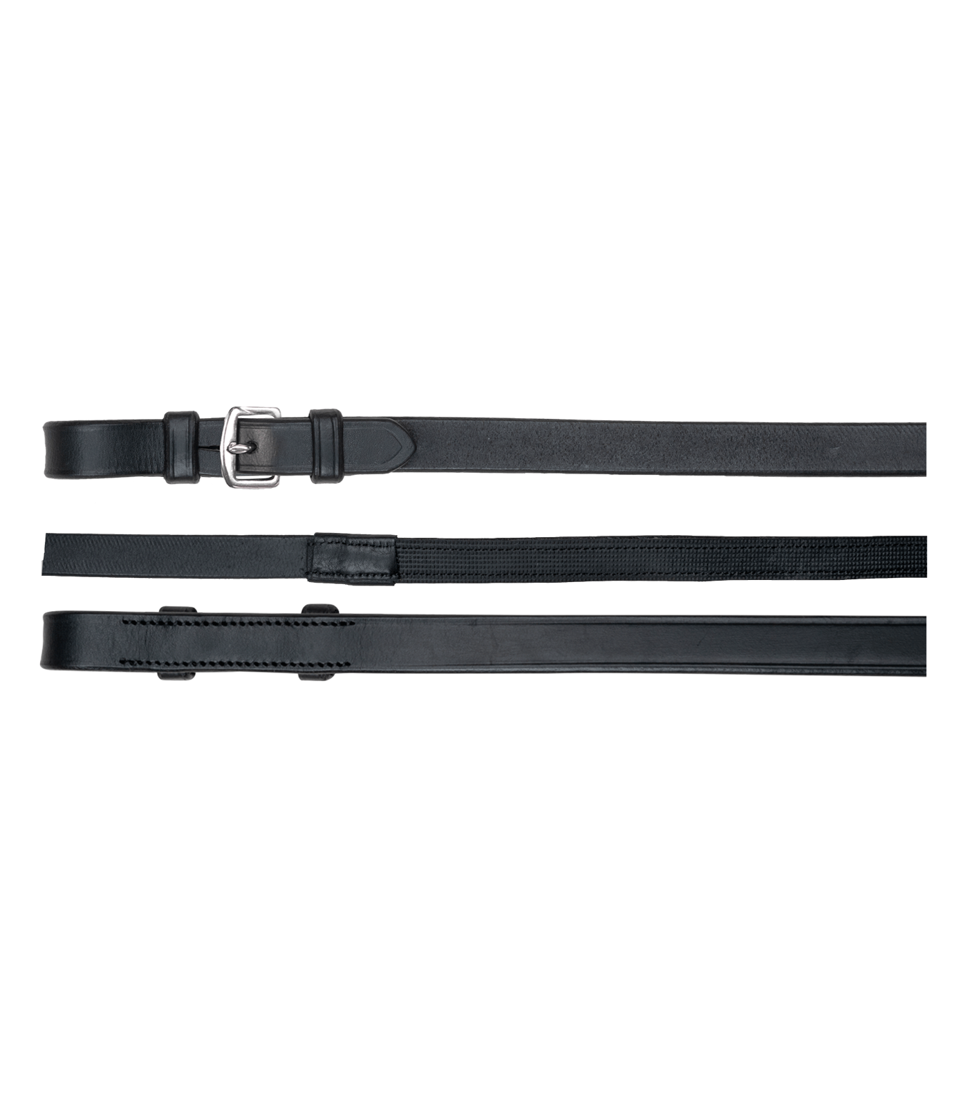 Waldhausen - Waldhausen rubber-leather reins without bars