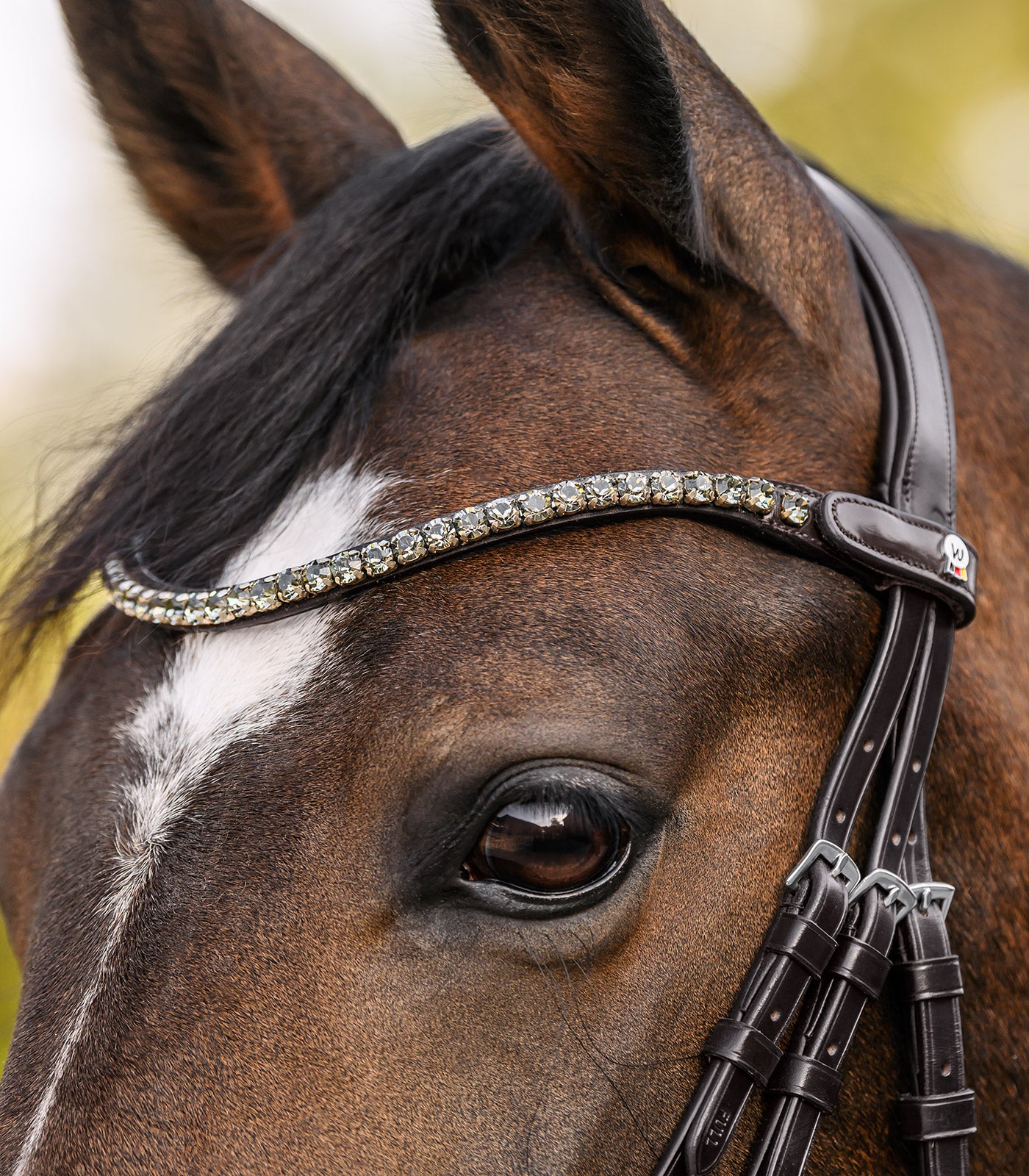 Waldhausen - Waldhausen X-Line Browband Shine, brown
