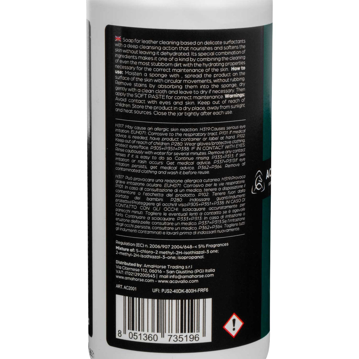 Acavallo - Læderplejesæt, Soft Paste 200 ml + Soft Combi 200 ml