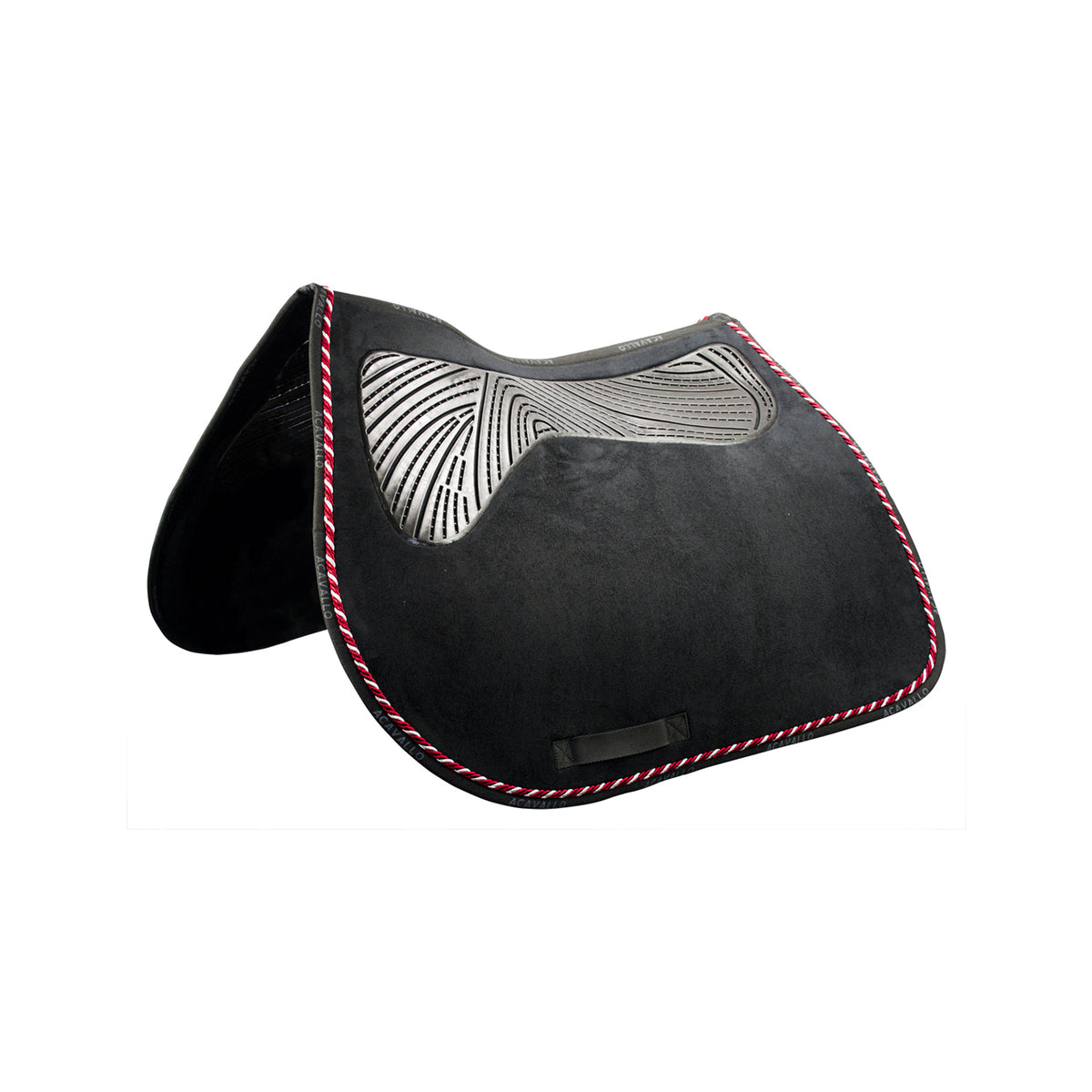 Acavallo - Underlag, pony, spring, dobbeltsidet gel grip, ruskind/cordura