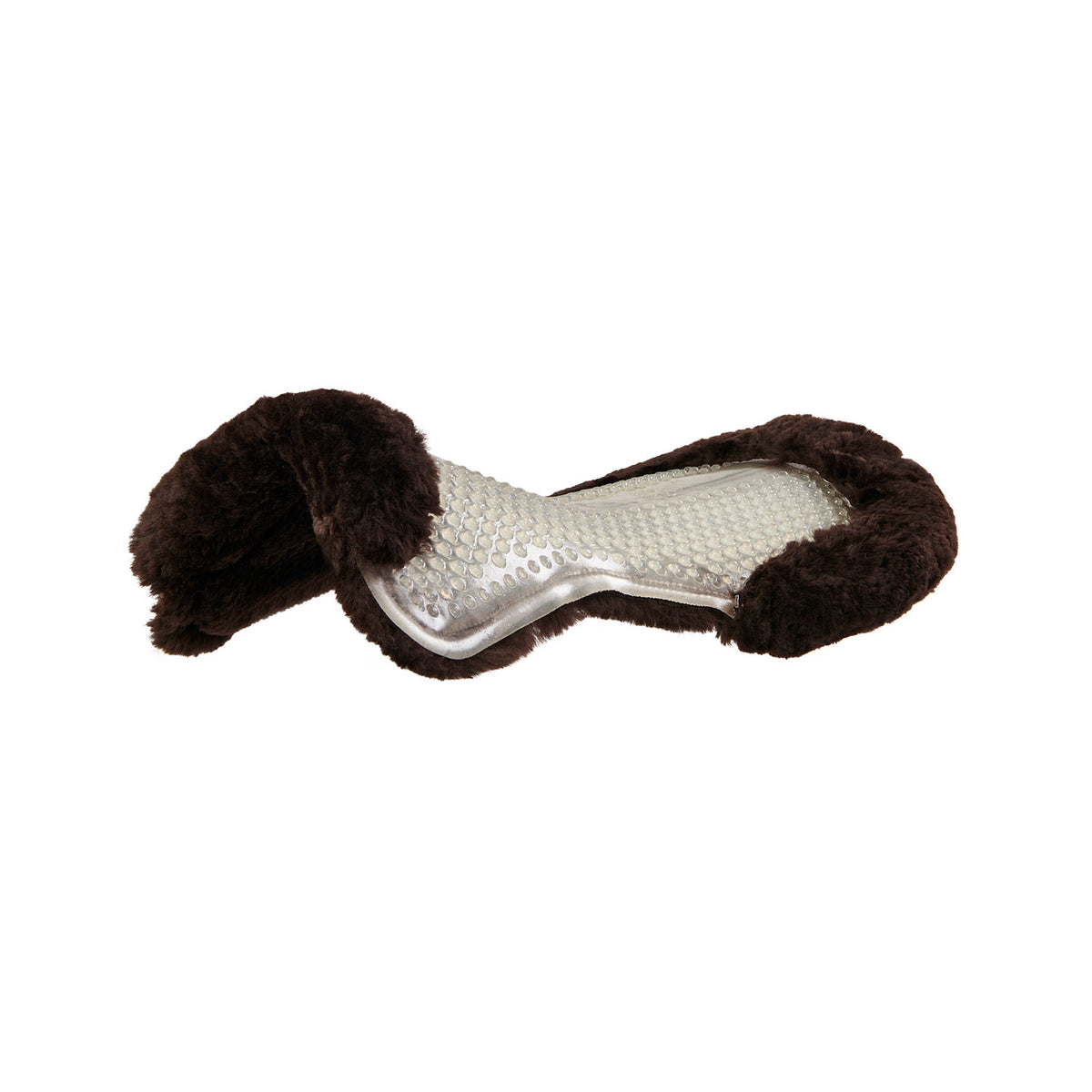 Acavallo - Underlag, gel, Massage-S, lammeskind, flat