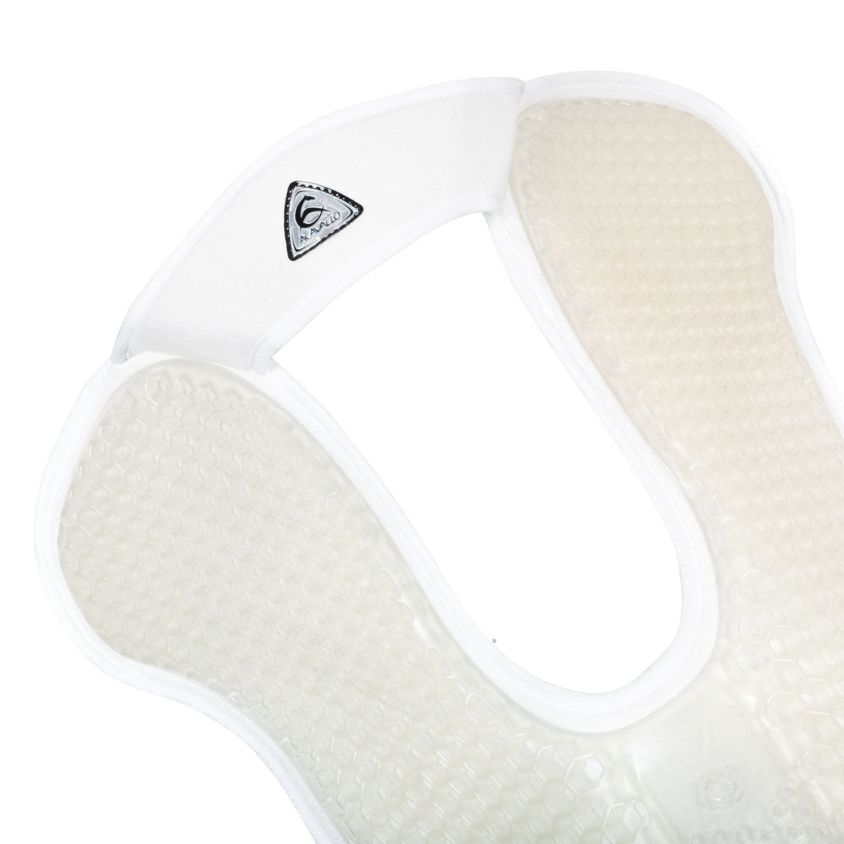 Acavallo - Underlag, Slim pad, manke-fri, ruskind, lammeskind bag, Hexagonal gel, flat
