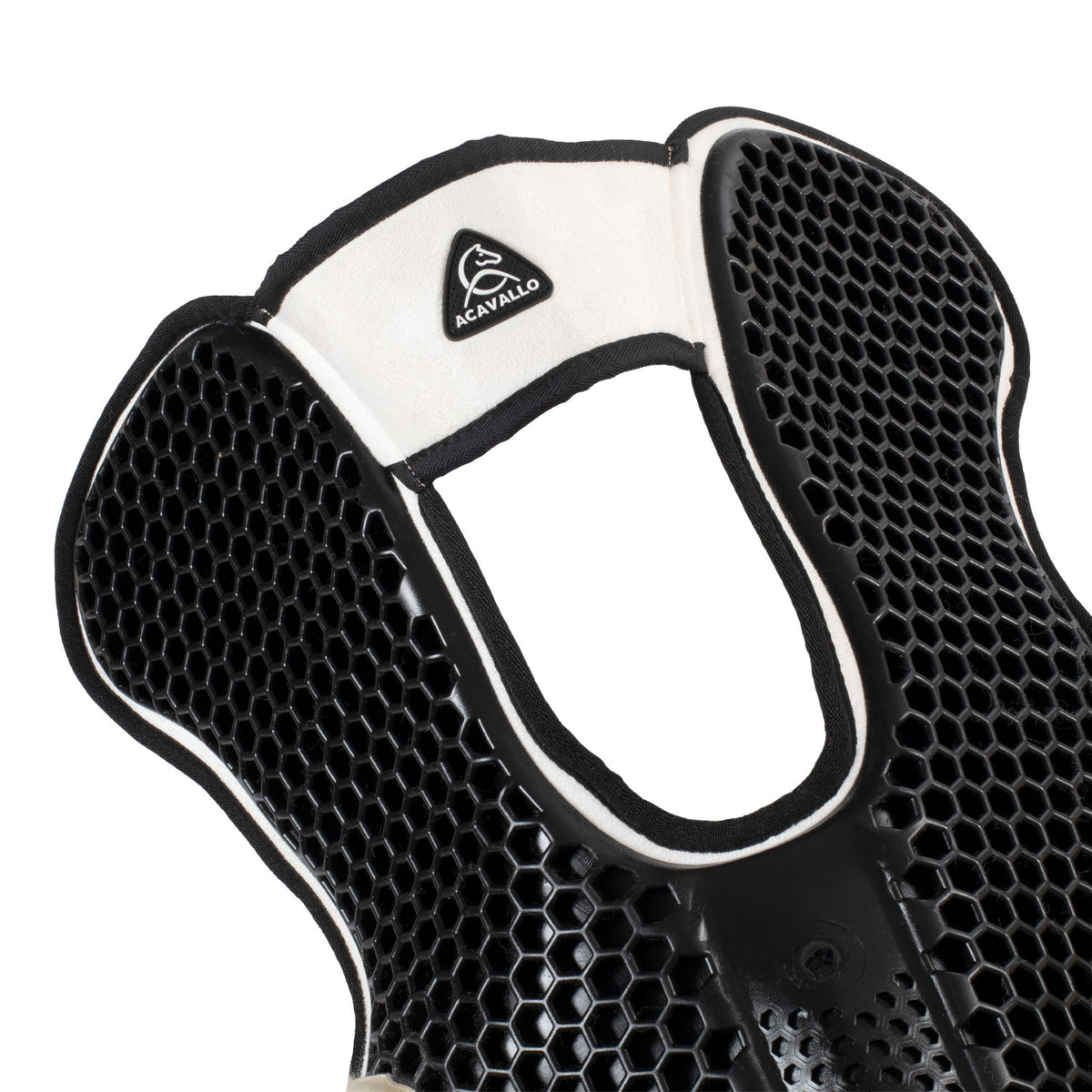 Acavallo - Underlag, Slim pad, manke-fri, ruskind, lammeskind bag, Hexagonal gel, flat