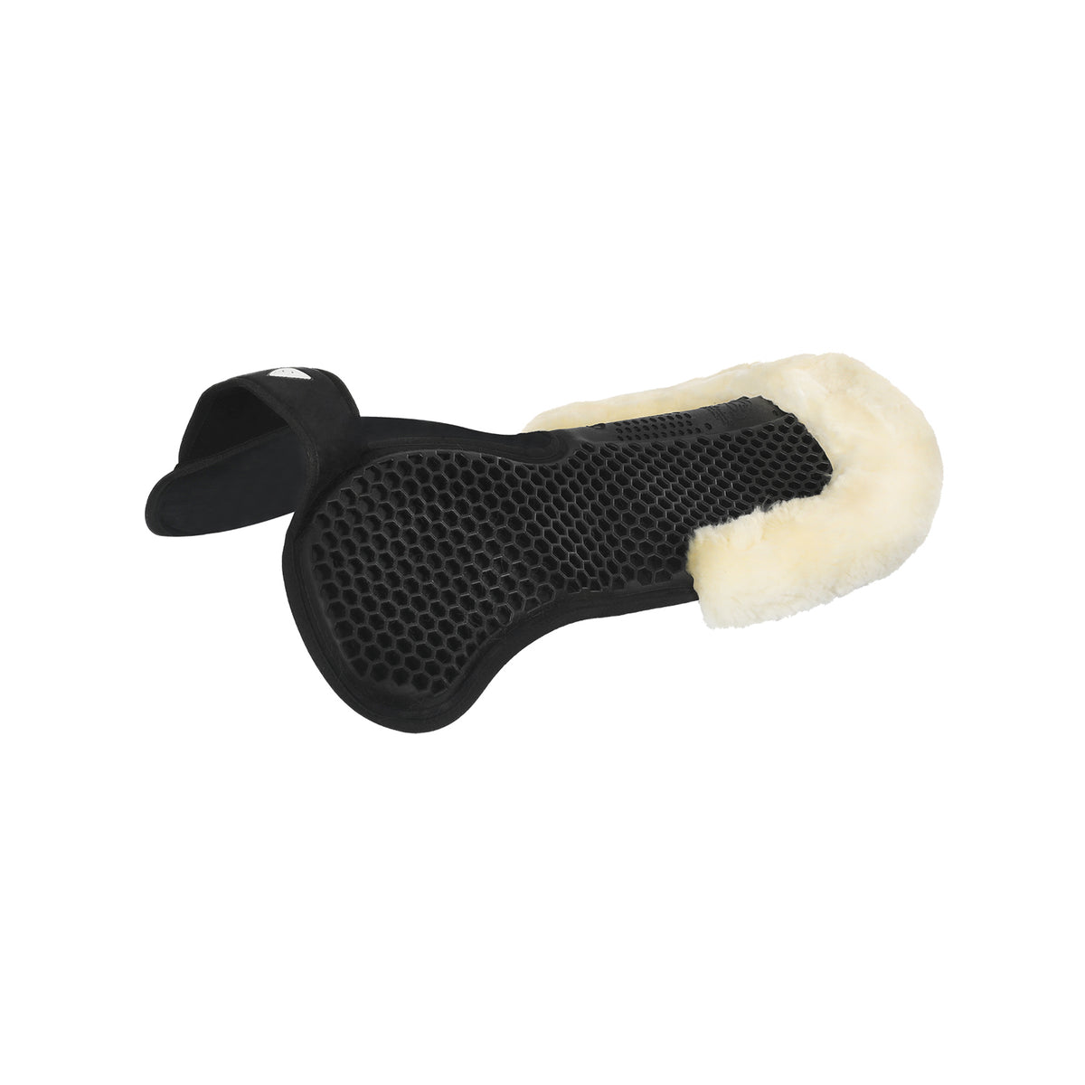 Acavallo - Underlag, Slim pad, manke-fri, ruskind, lammeskind bag, Hexagonal gel, flat
