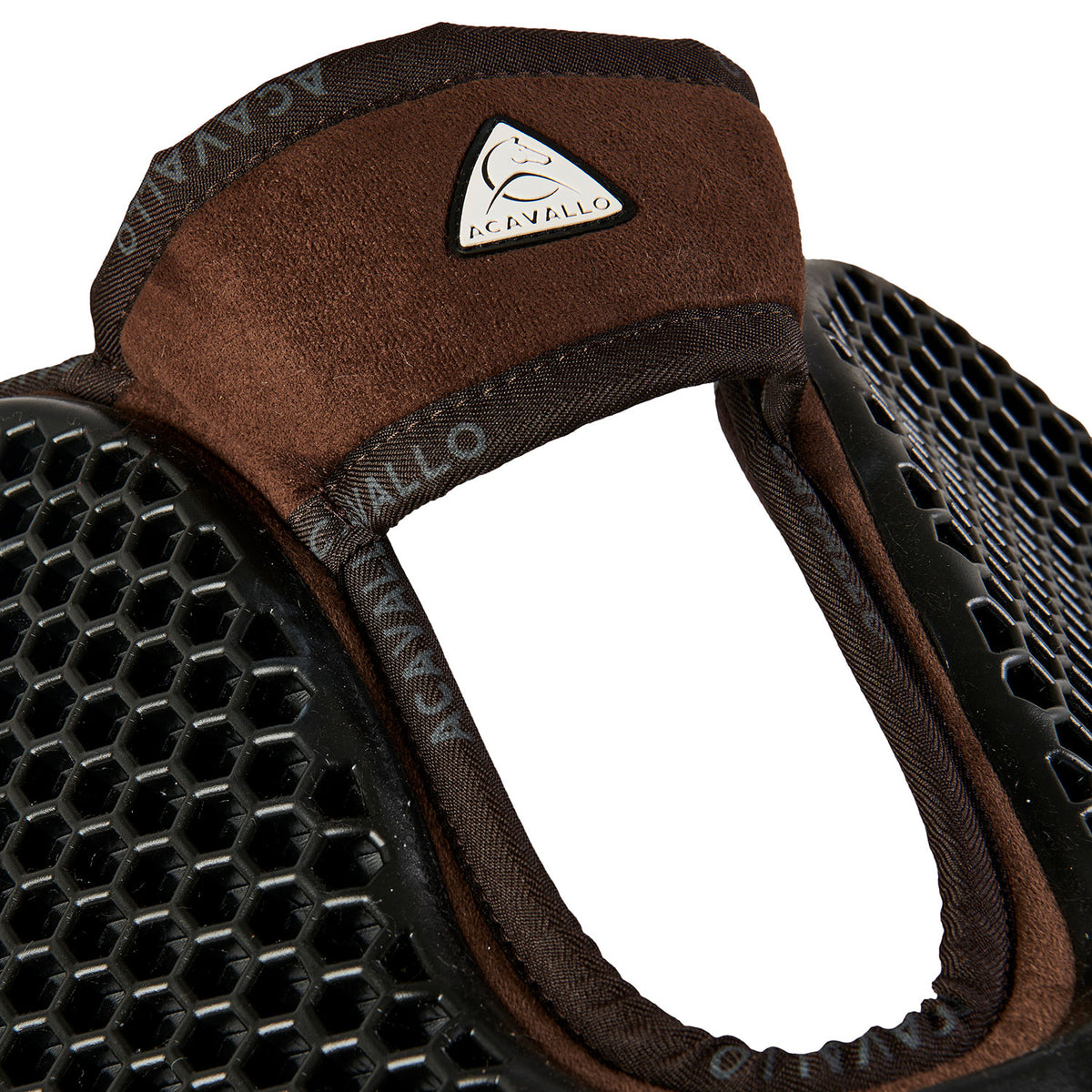 Acavallo - Underlag, memory foam, manke-fri, ruskind, lammeskind bag, Hexagonal gel, flat