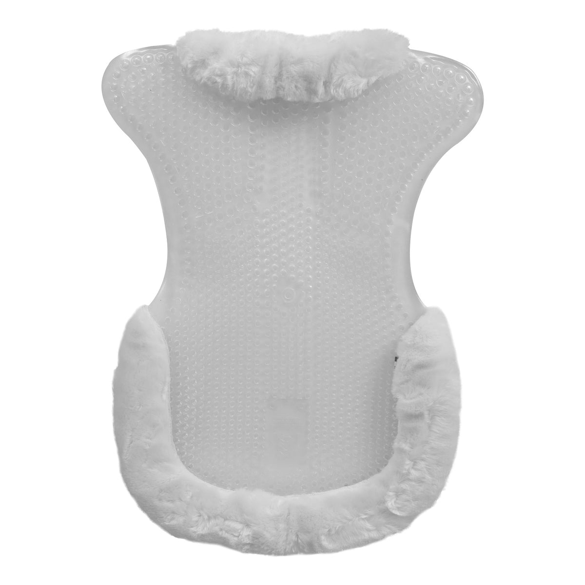 Acavallo - Underlag, gel, Classic-FS, kunstigt lammeskind, cut-out, front riser