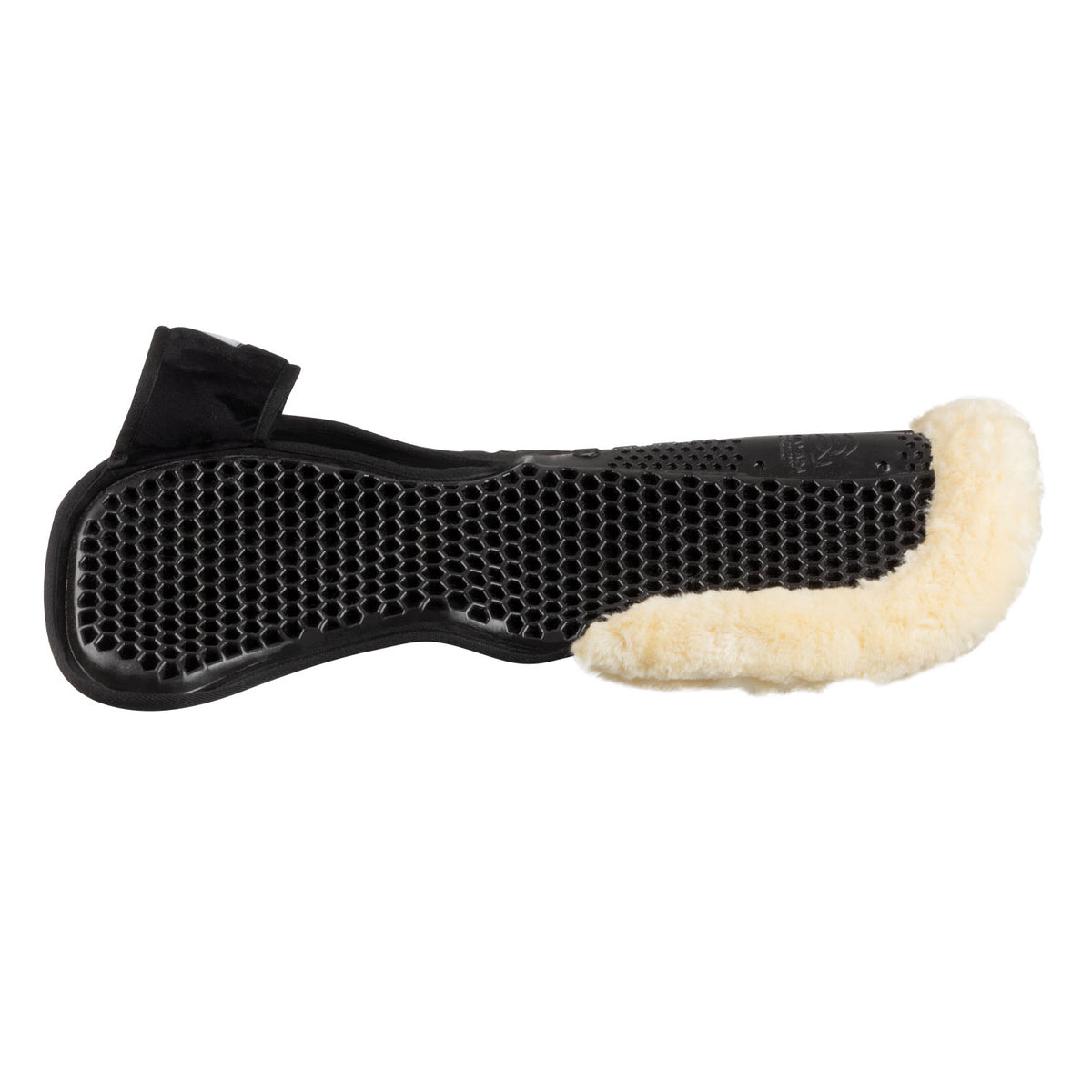 Acavallo - Underlag, memory foam, manke-fri, ruskind, lammeskind bag, Hexagonal gel