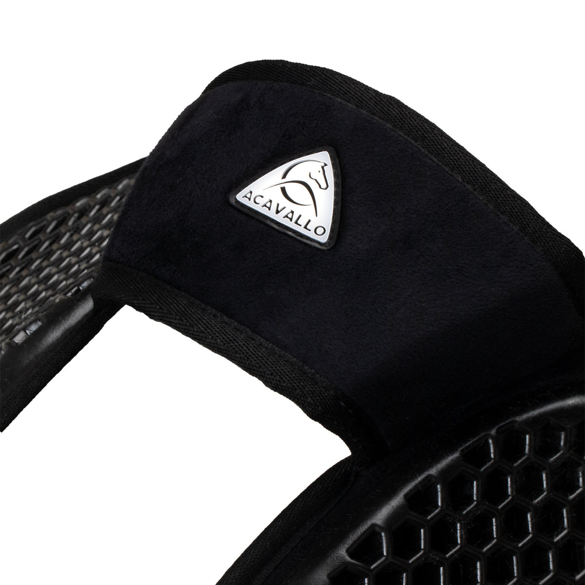 Acavallo - Underlag, memory foam, manke-fri, ruskind, lammeskind bag, Hexagonal gel