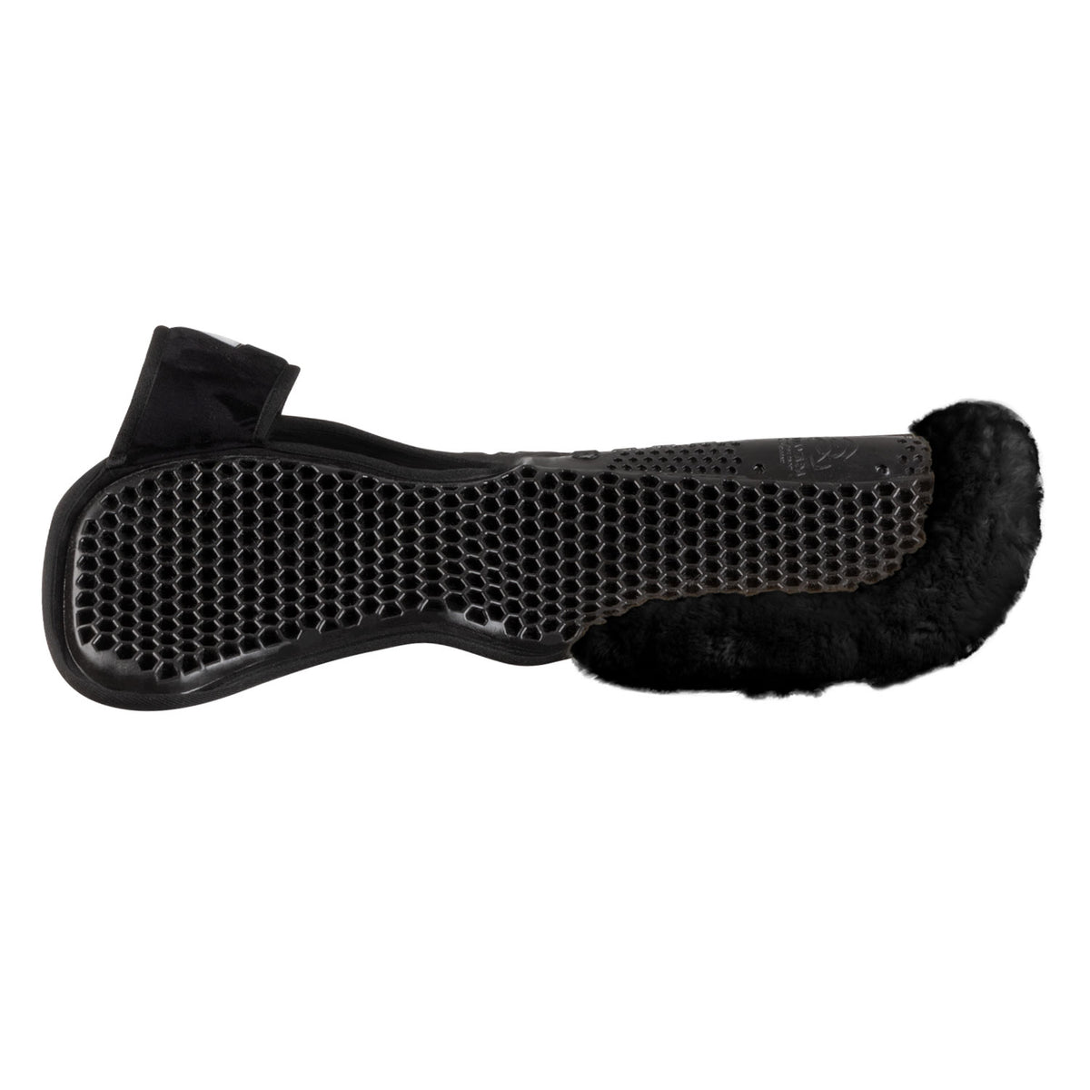 Acavallo - Underlag, memory foam, manke-fri, ruskind, lammeskind bag, Hexagonal gel