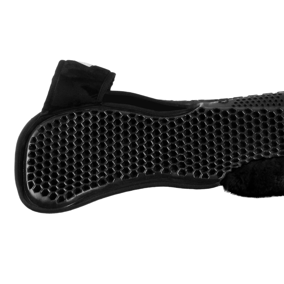Acavallo - Underlag, memory foam, manke-fri, ruskind, lammeskind bag, Hexagonal gel