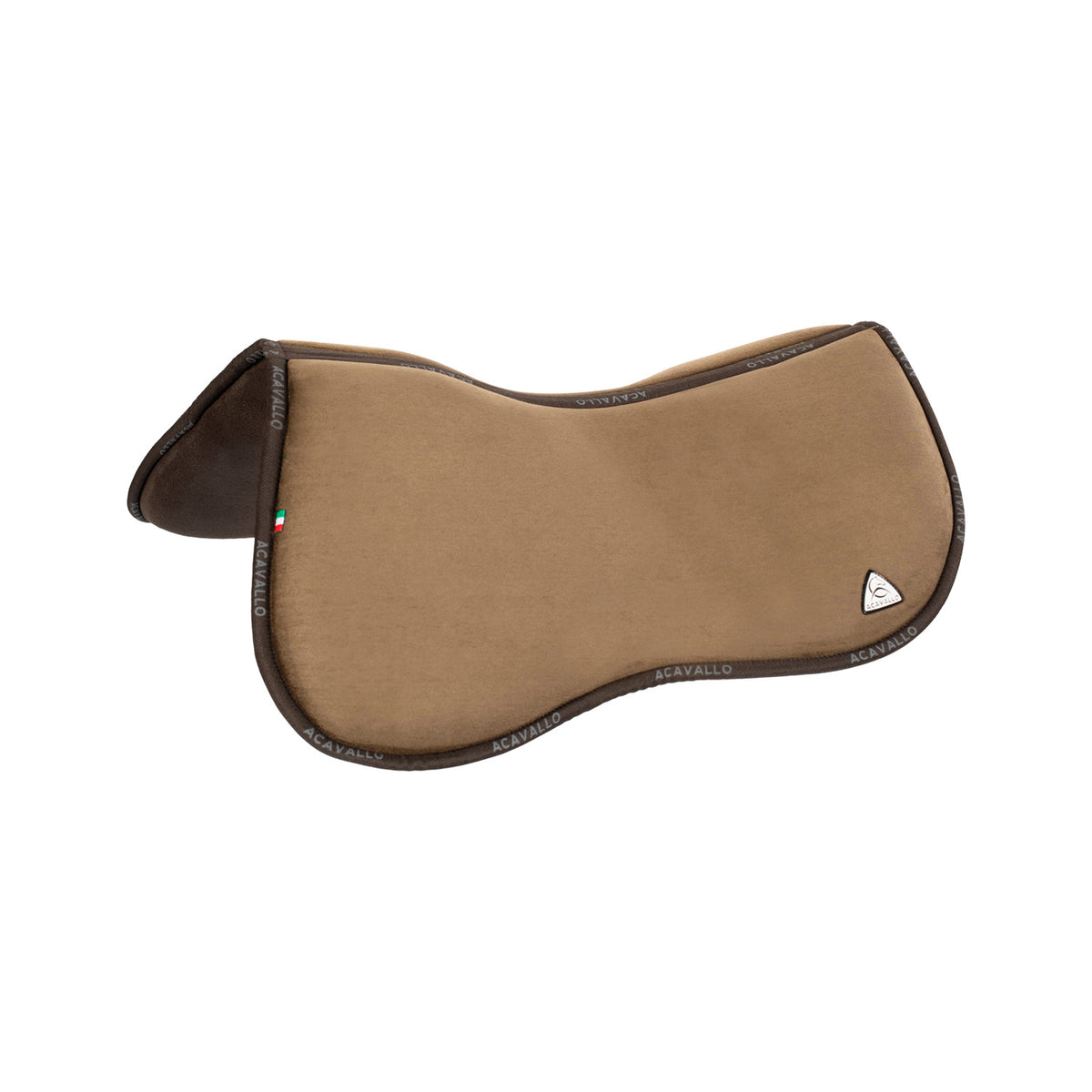 Acavallo - Half pad, memory foam, ruskind, front riser