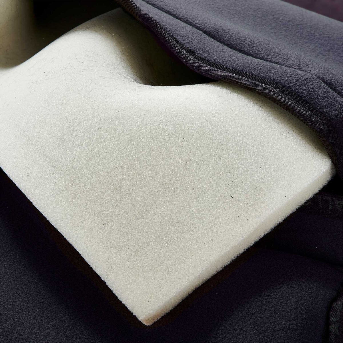 Acavallo - Half pad, memory foam, ruskind, flat, med lommer