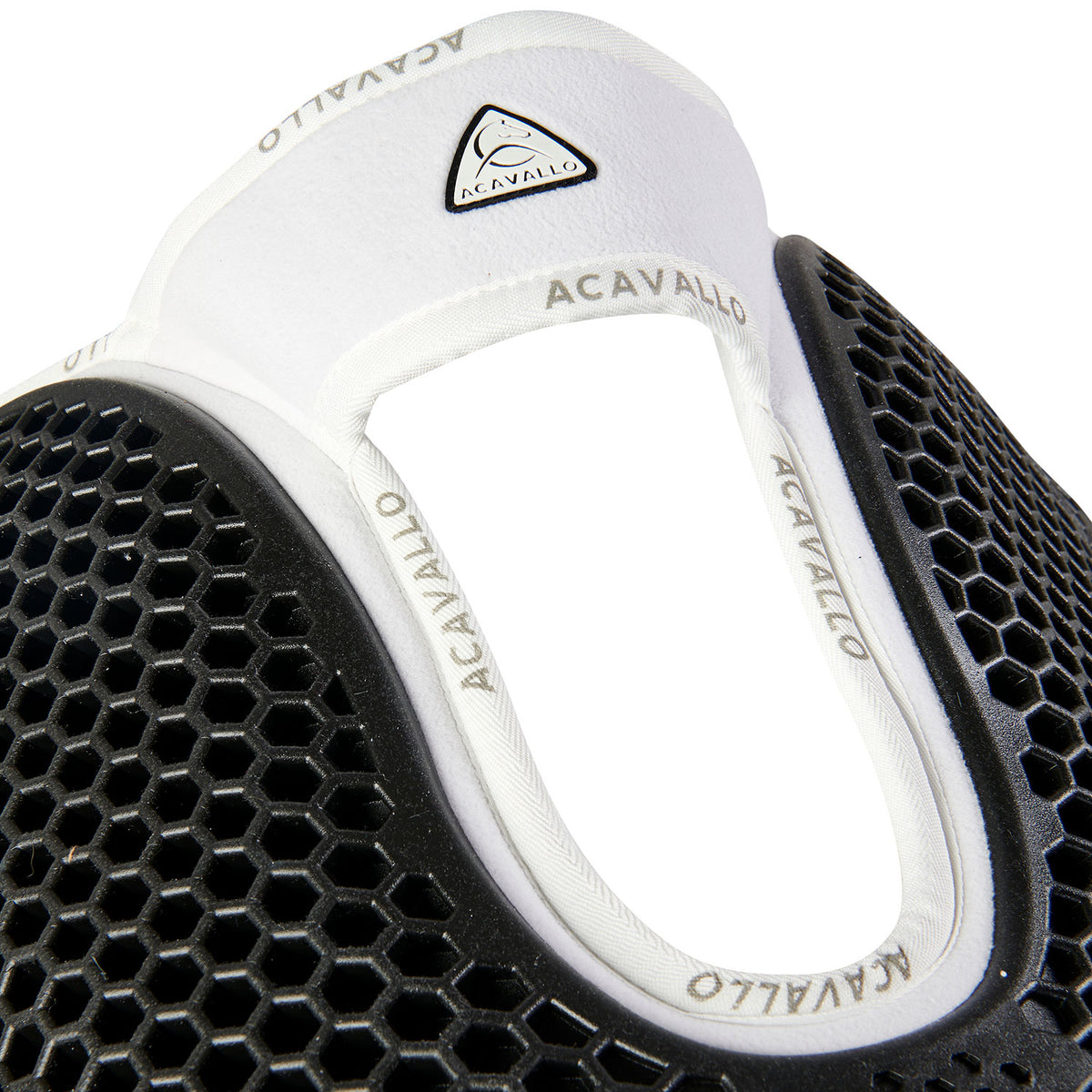 Acavallo - Underlag, memory foam, manke-fri, ruskind, Hexagonal gel, front riser