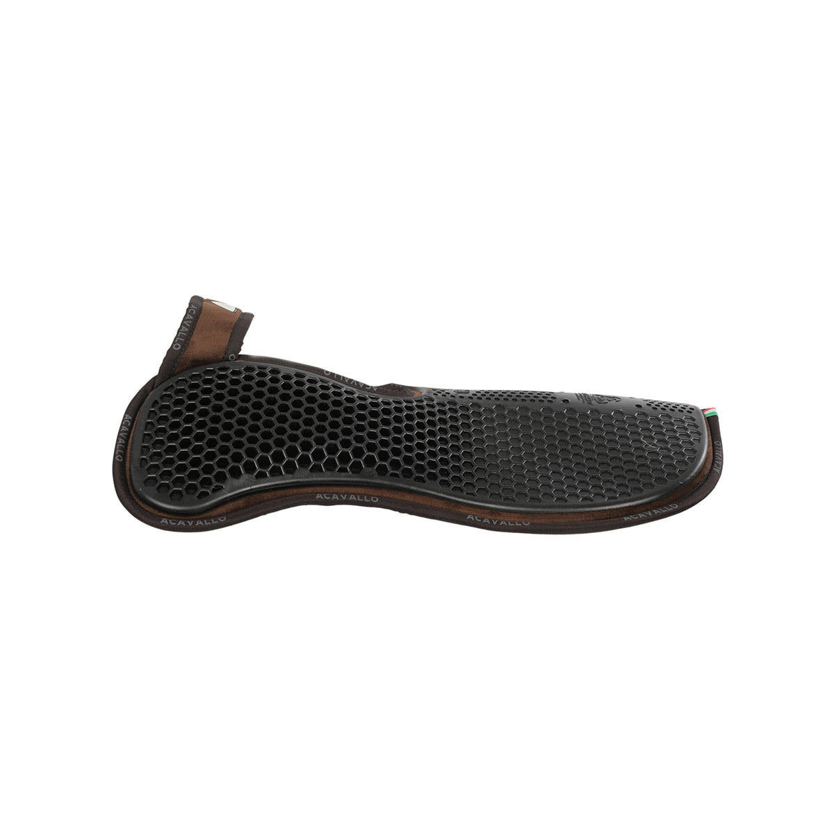 Acavallo - Underlag, memory foam, manke-fri, ruskind, Hexagonal gel, front riser