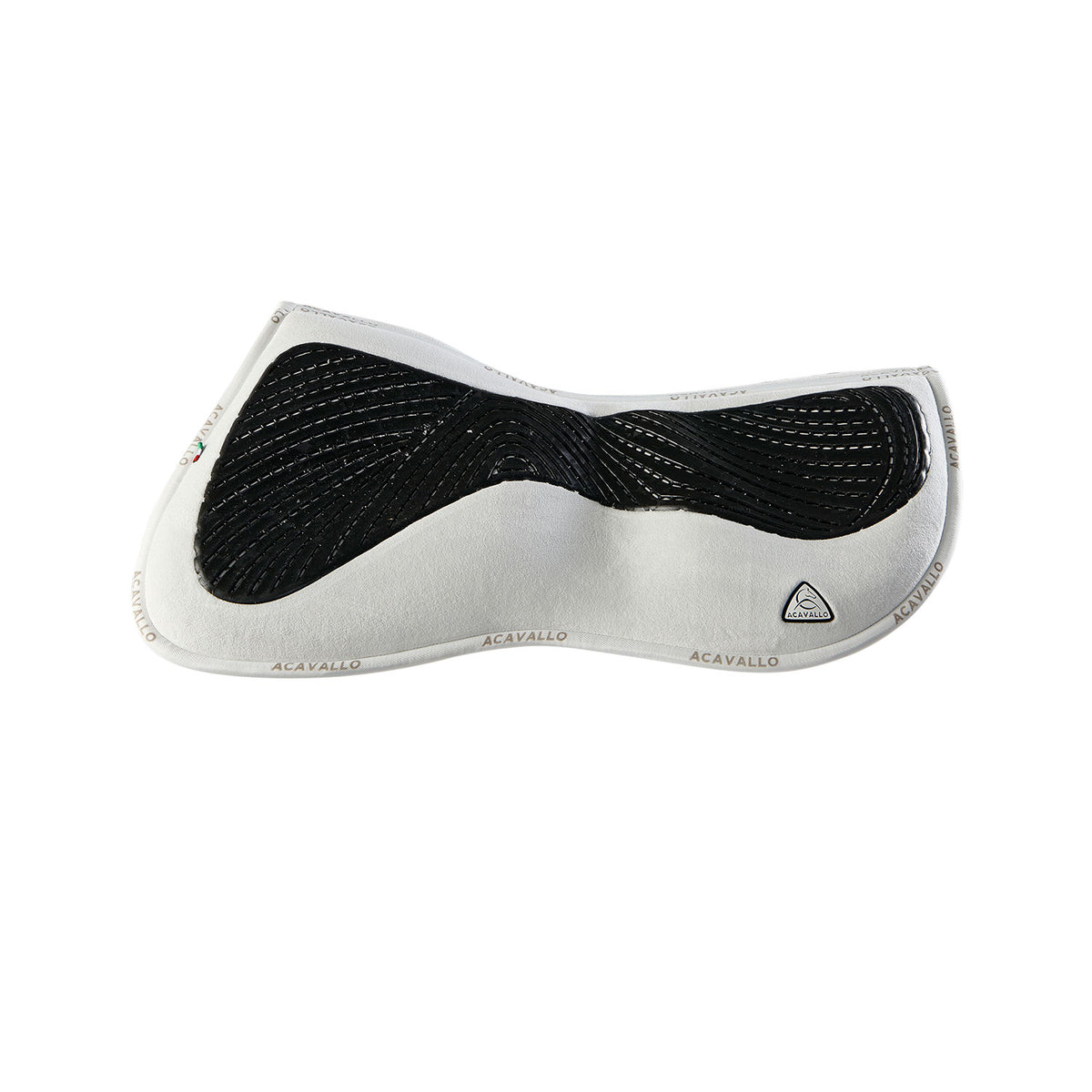 Acavallo - Half pad, memory foam, ruskind, gel grip, flat
