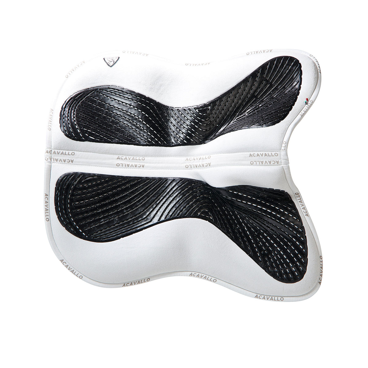 Acavallo - Half pad, memory foam, ruskind, gel grip, flat