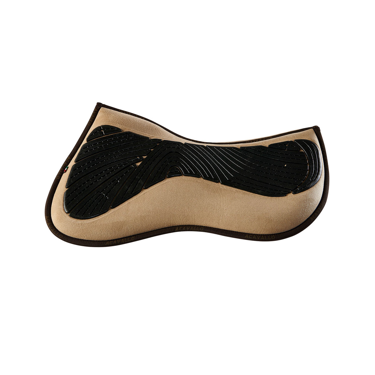 Acavallo - Half pad, memory foam, ruskind, gel grip, flat