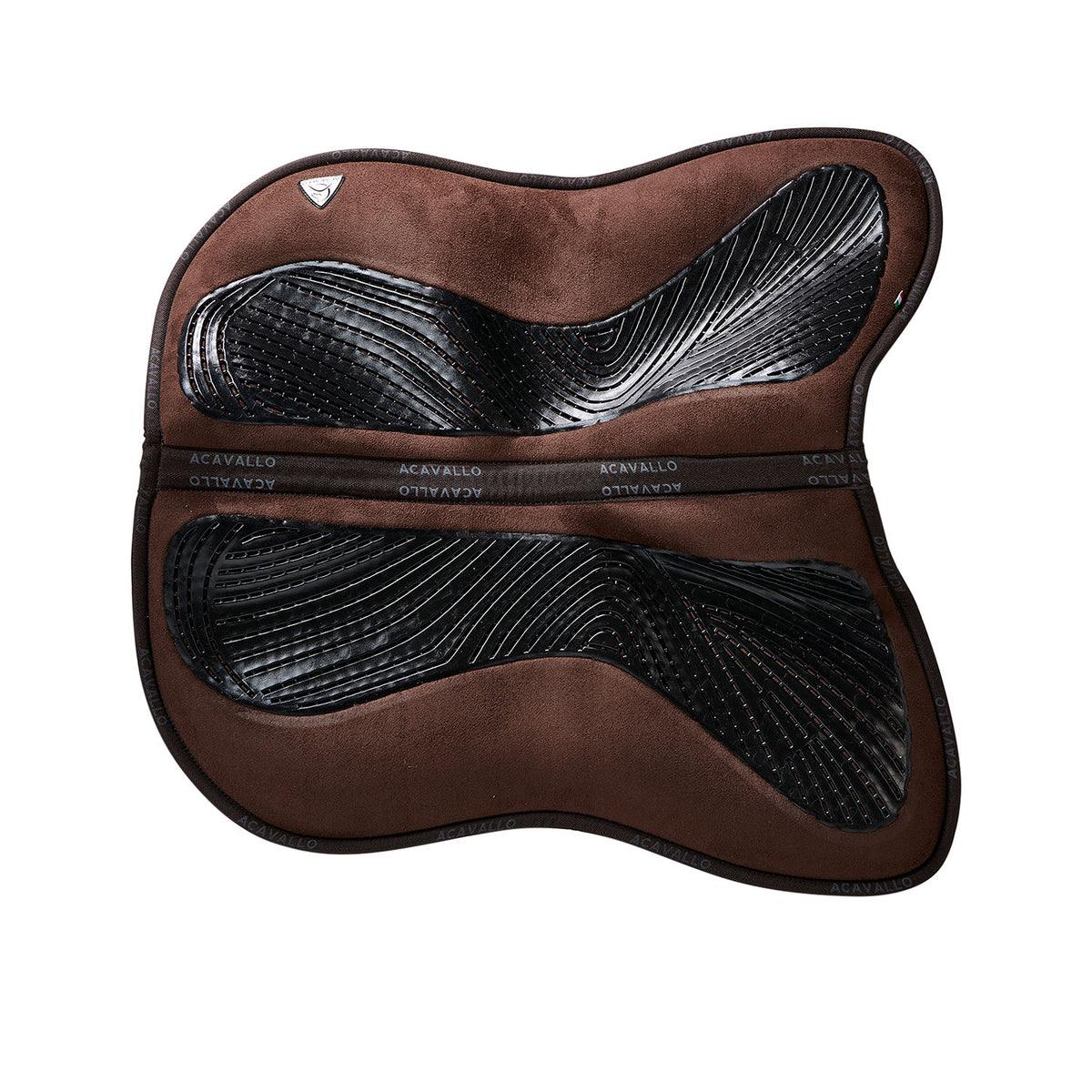 Acavallo - Half pad, memory foam, ruskind, gel grip, flat