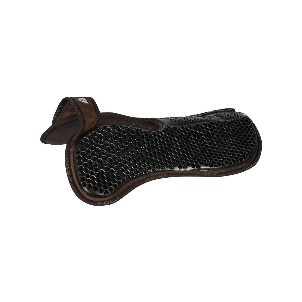 Acavallo - Underlag, memory foam, manke-fri, ruskind, Hexagonal gel, flat