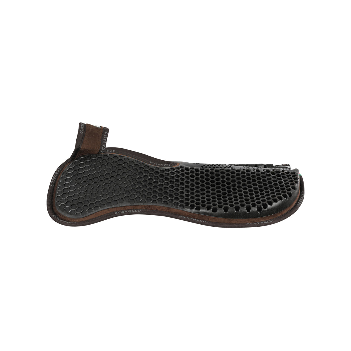 Acavallo - Underlag, memory foam, manke-fri, ruskind, Hexagonal gel, back riser