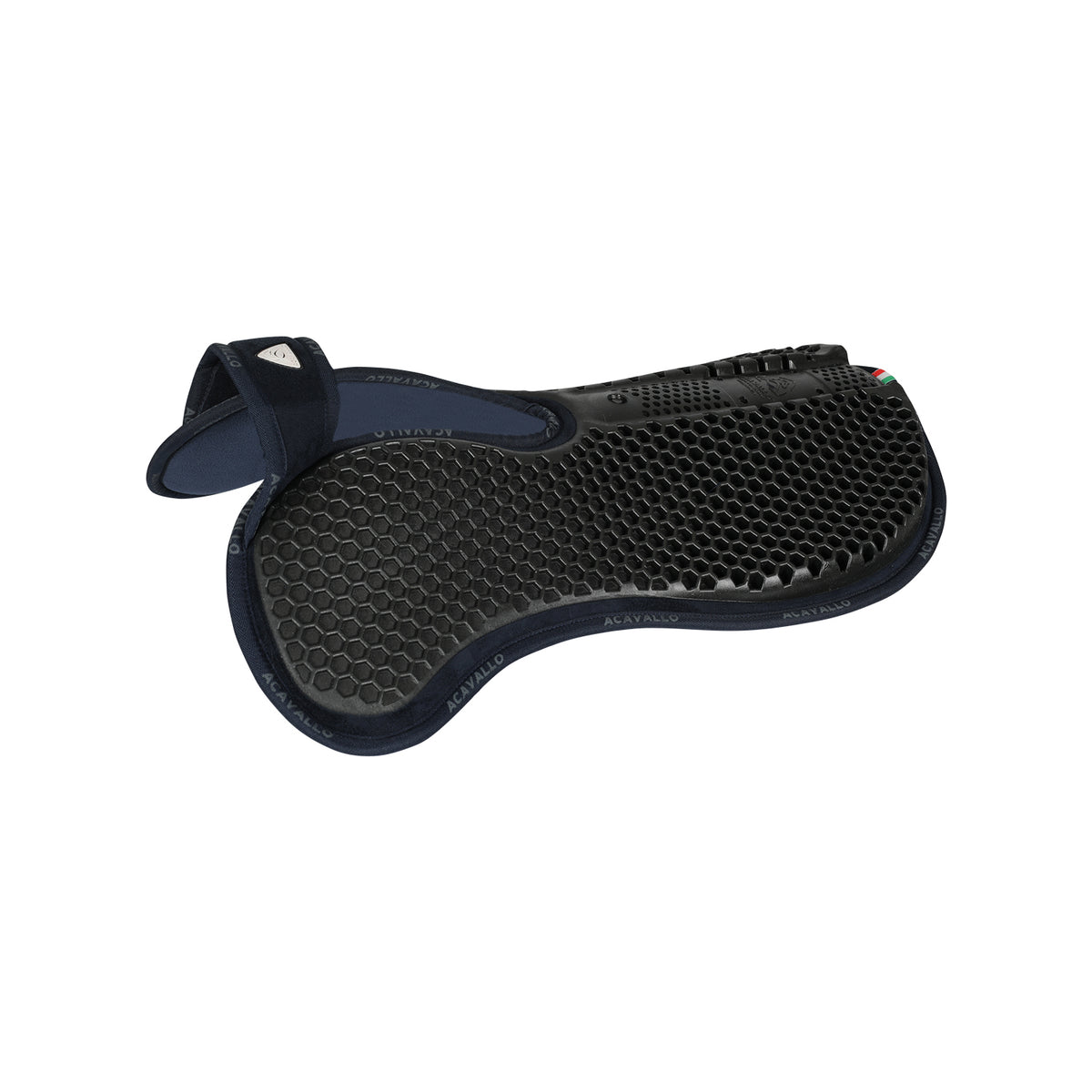 Acavallo - Underlag, memory foam, manke-fri, ruskind, Hexagonal gel, back riser