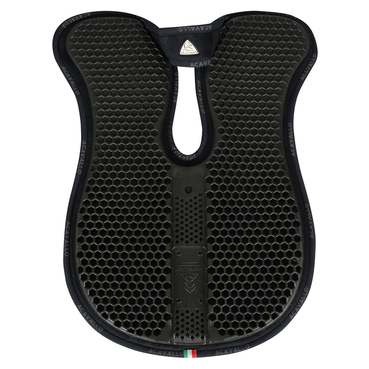 Acavallo - Underlag, memory foam, manke-fri, ruskind, Hexagonal gel, back riser