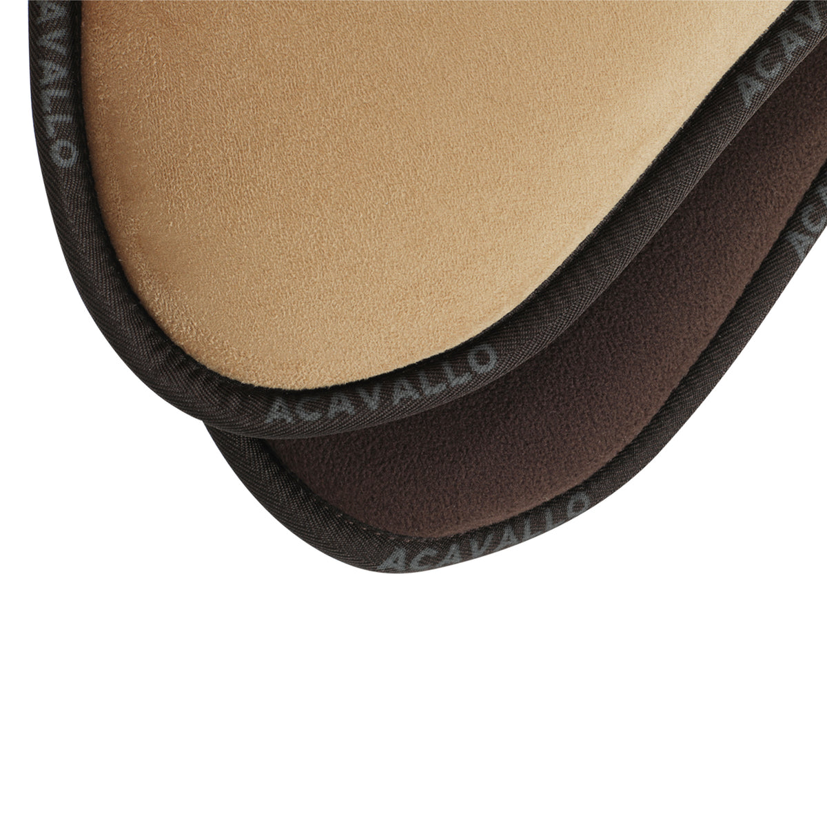 Acavallo - Underlag, memory foam, close contact, ruskind, flat