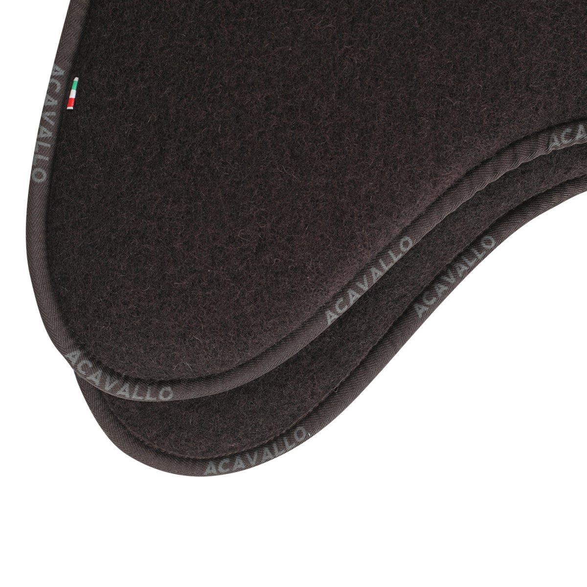 Acavallo - Underlag, memory foam, close contact, ren uld, flat
