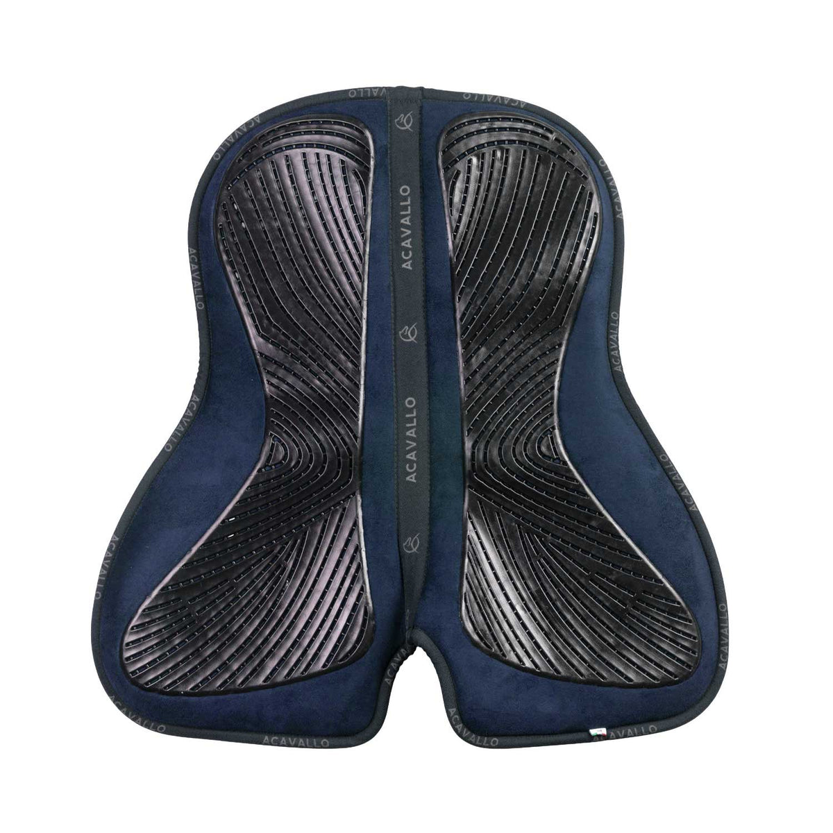 Acavallo - Dressurunderlag, memory foam, ruskind, gel grip, flat