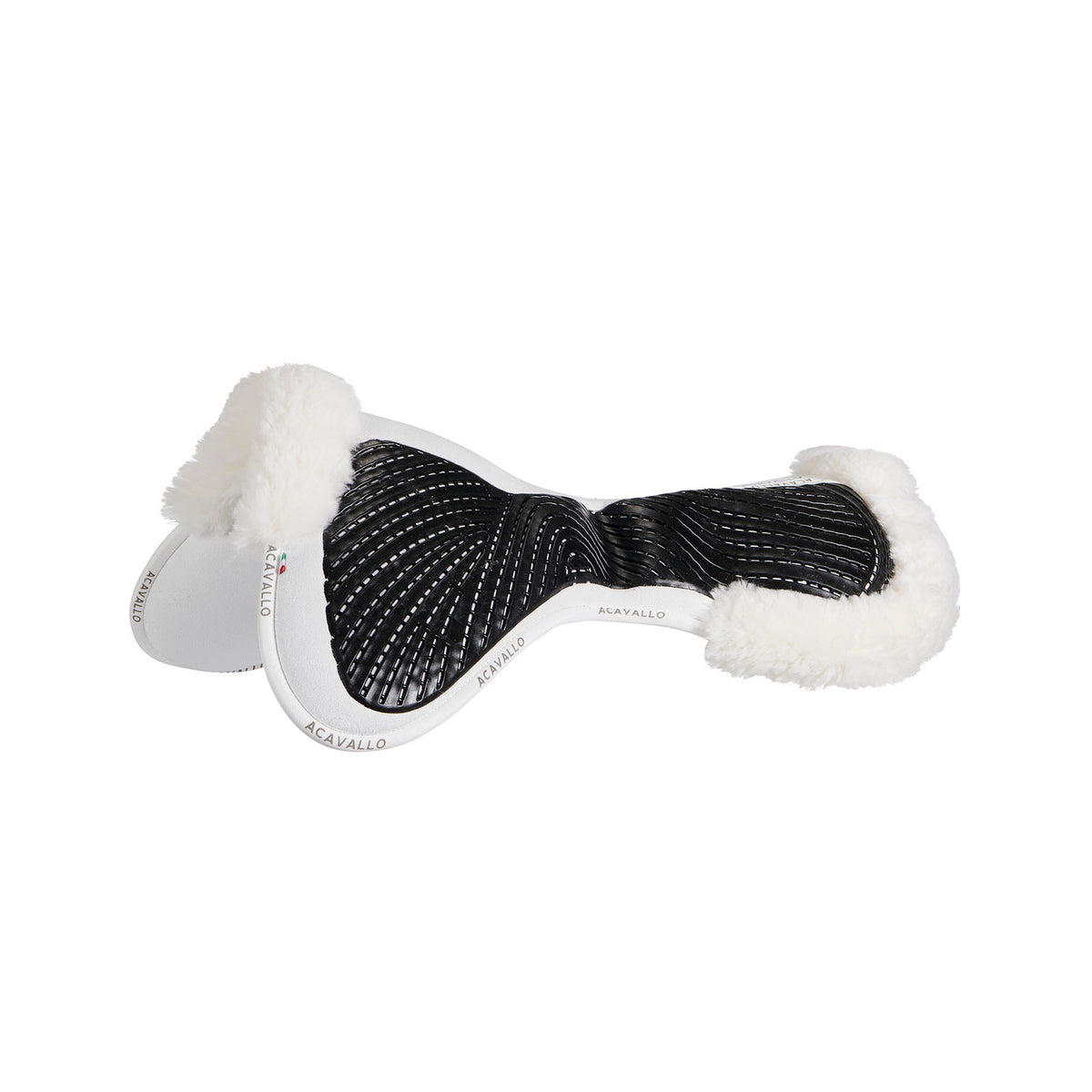 Acavallo - Underlag, memory foam, close contact, cut-out lammeskind, gel grip, flat