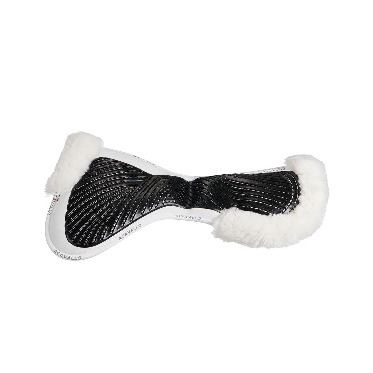 Acavallo - Underlag, memory foam, close contact, cut-out lammeskind, gel grip, flat