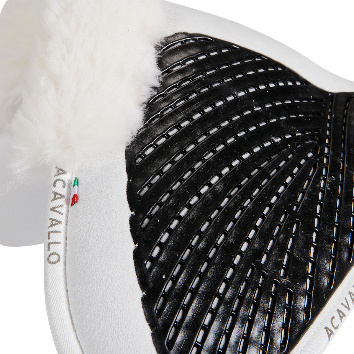 Acavallo - Underlag, memory foam, close contact, cut-out lammeskind, gel grip, flat