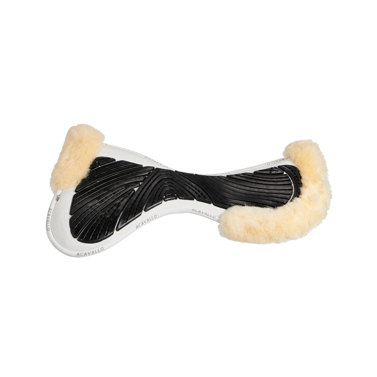 Acavallo - Underlag, memory foam, close contact, cut-out lammeskind, gel grip, flat