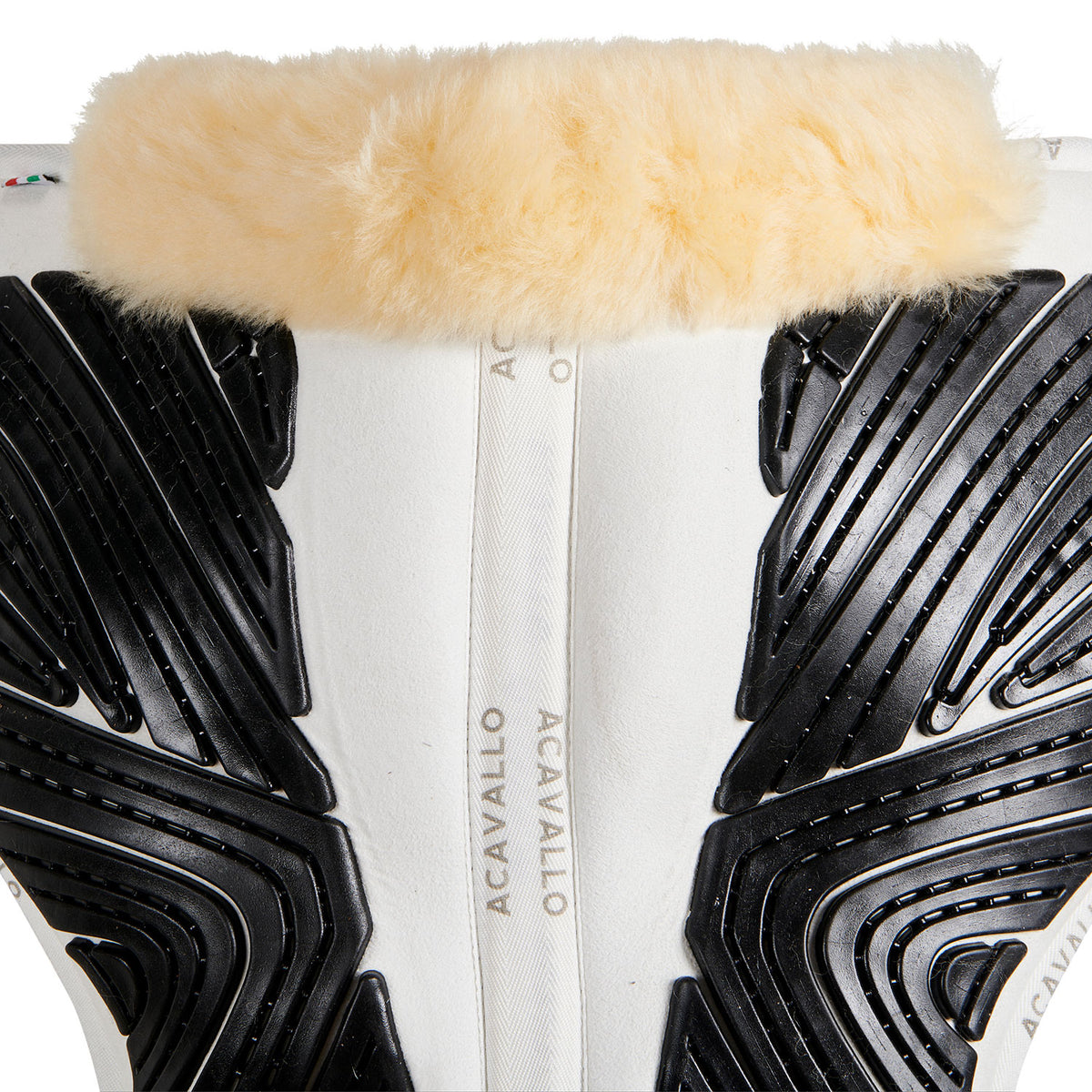 Acavallo - Underlag, memory foam, close contact, cut-out lammeskind, gel grip, flat