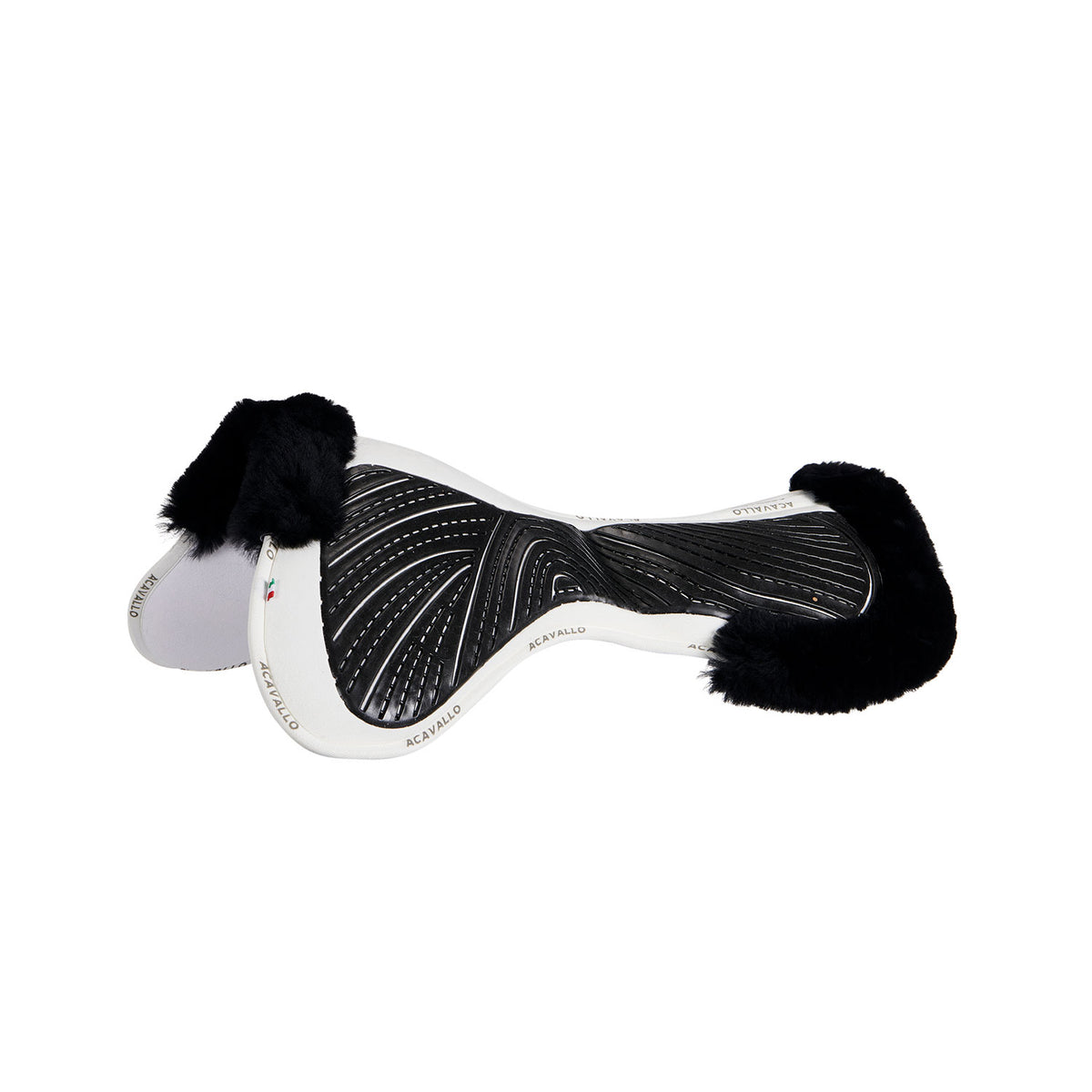 Acavallo - Underlag, memory foam, close contact, cut-out lammeskind, gel grip, flat
