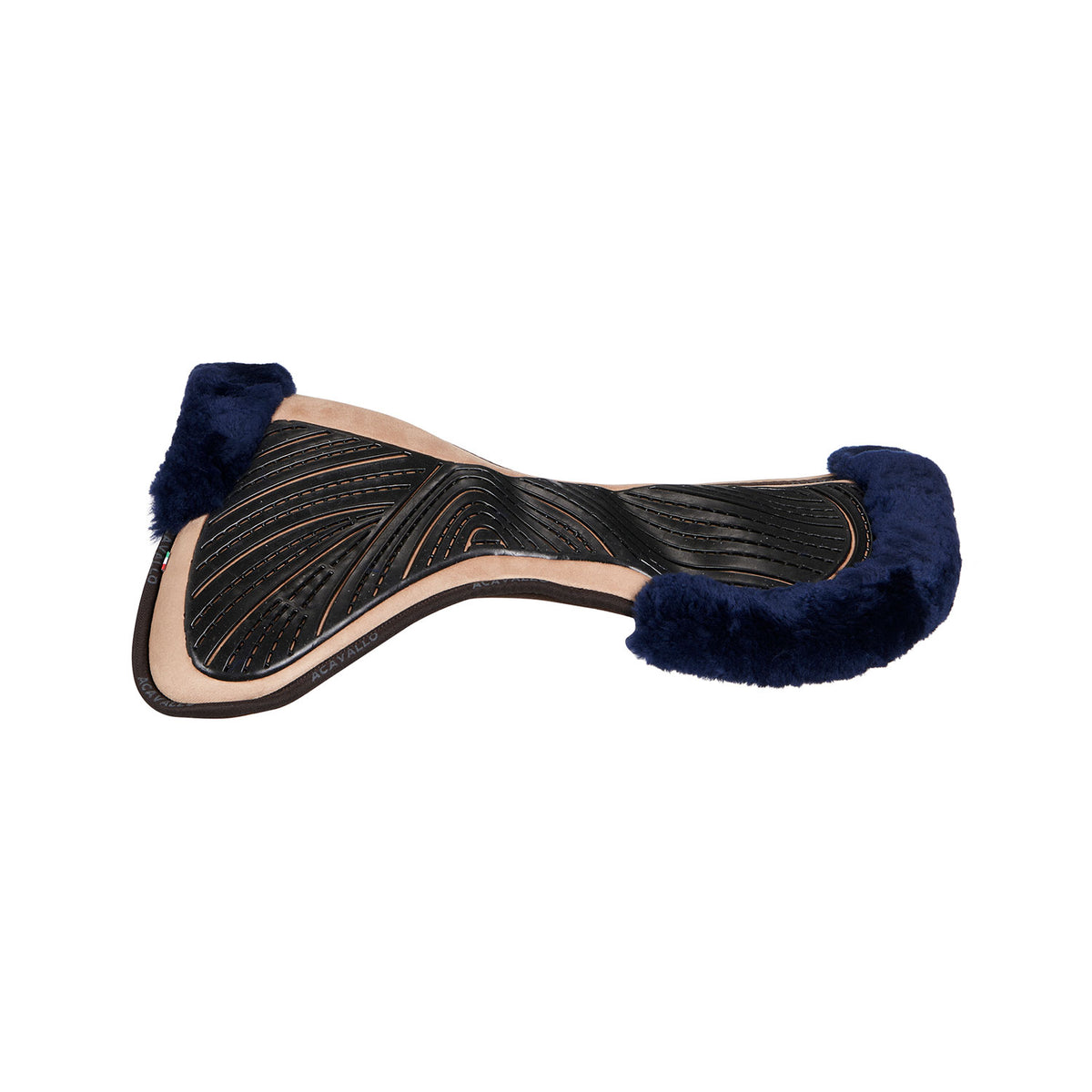 Acavallo - Underlag, memory foam, close contact, cut-out lammeskind, gel grip, flat