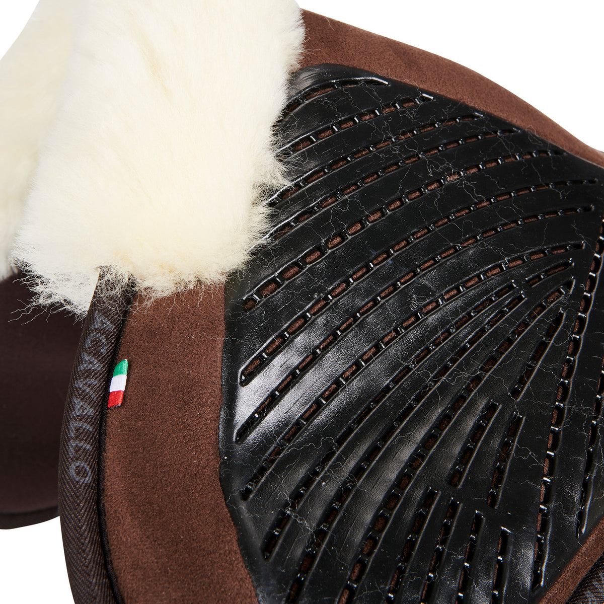 Acavallo - Underlag, memory foam, close contact, cut-out lammeskind, gel grip, flat