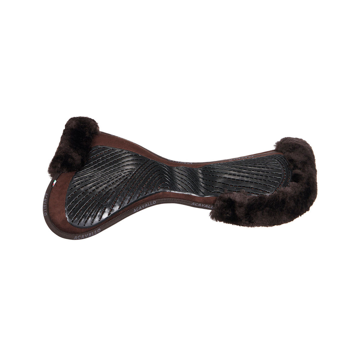 Acavallo - Underlag, memory foam, close contact, cut-out lammeskind, gel grip, flat