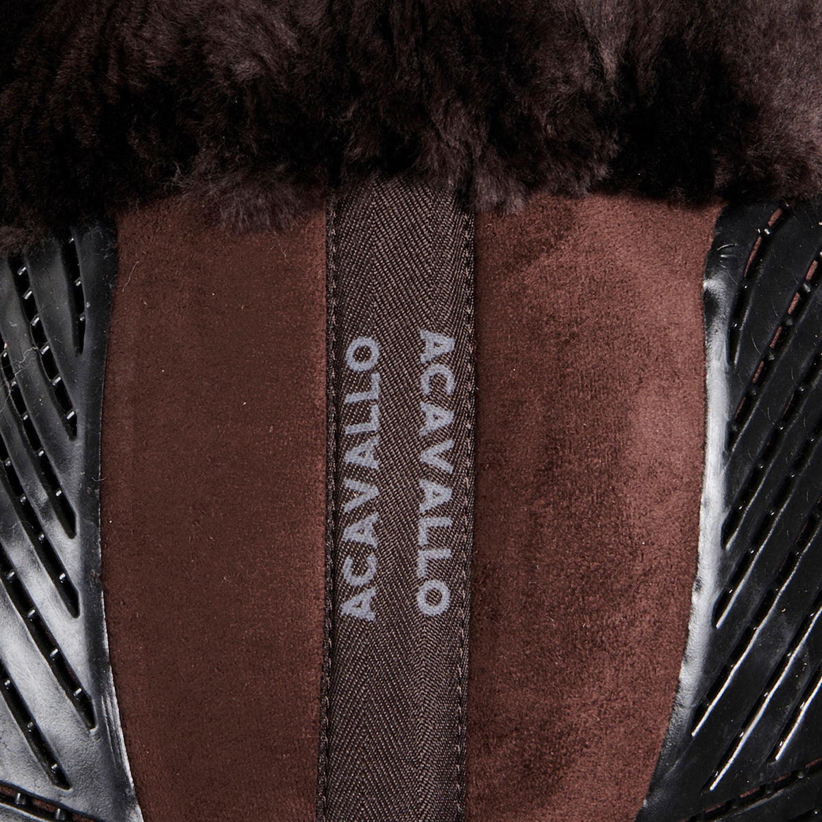 Acavallo - Underlag, memory foam, close contact, cut-out lammeskind, gel grip, flat